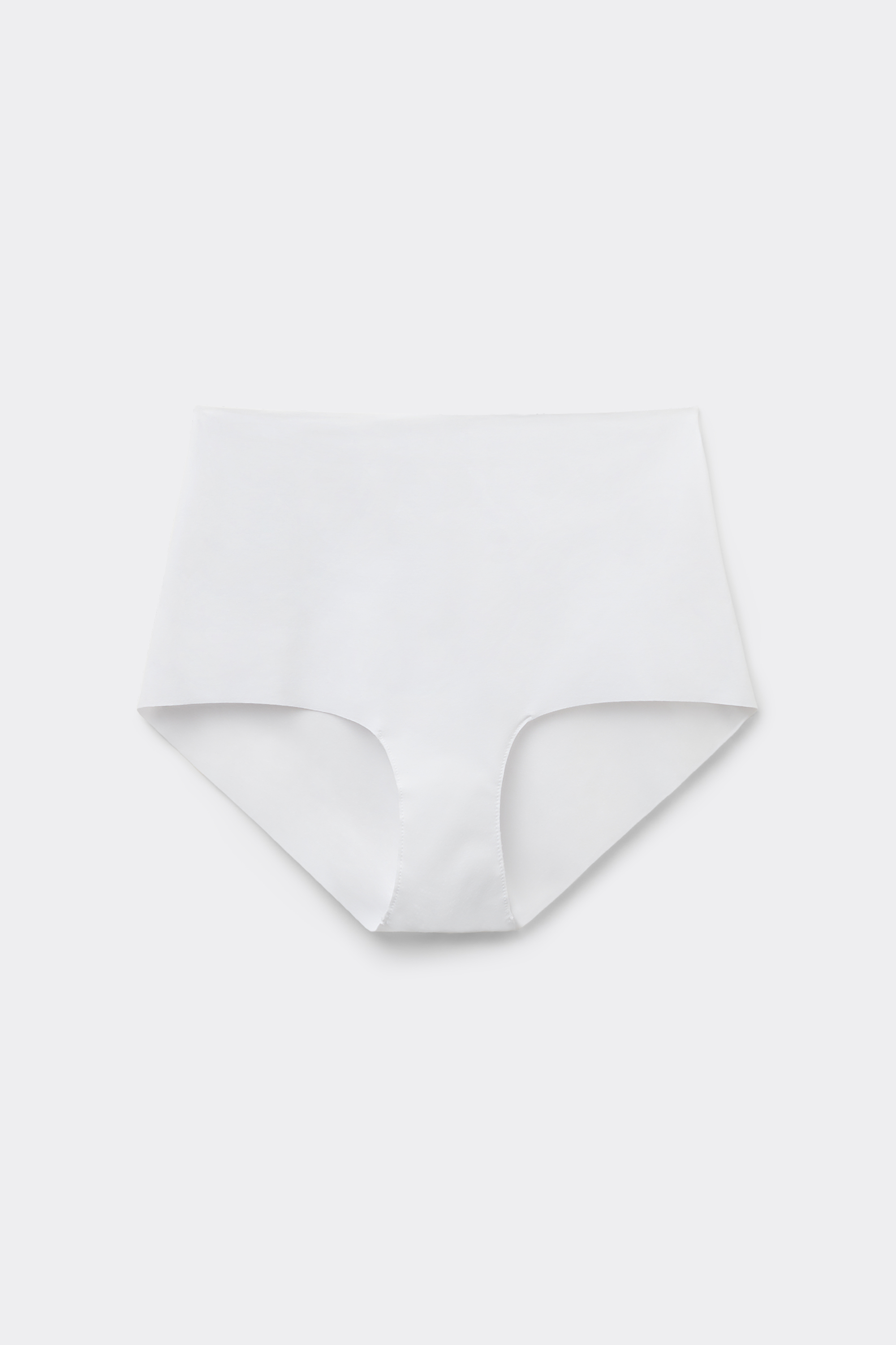 Culotte Taille Haute en Microfibre Sans Couture