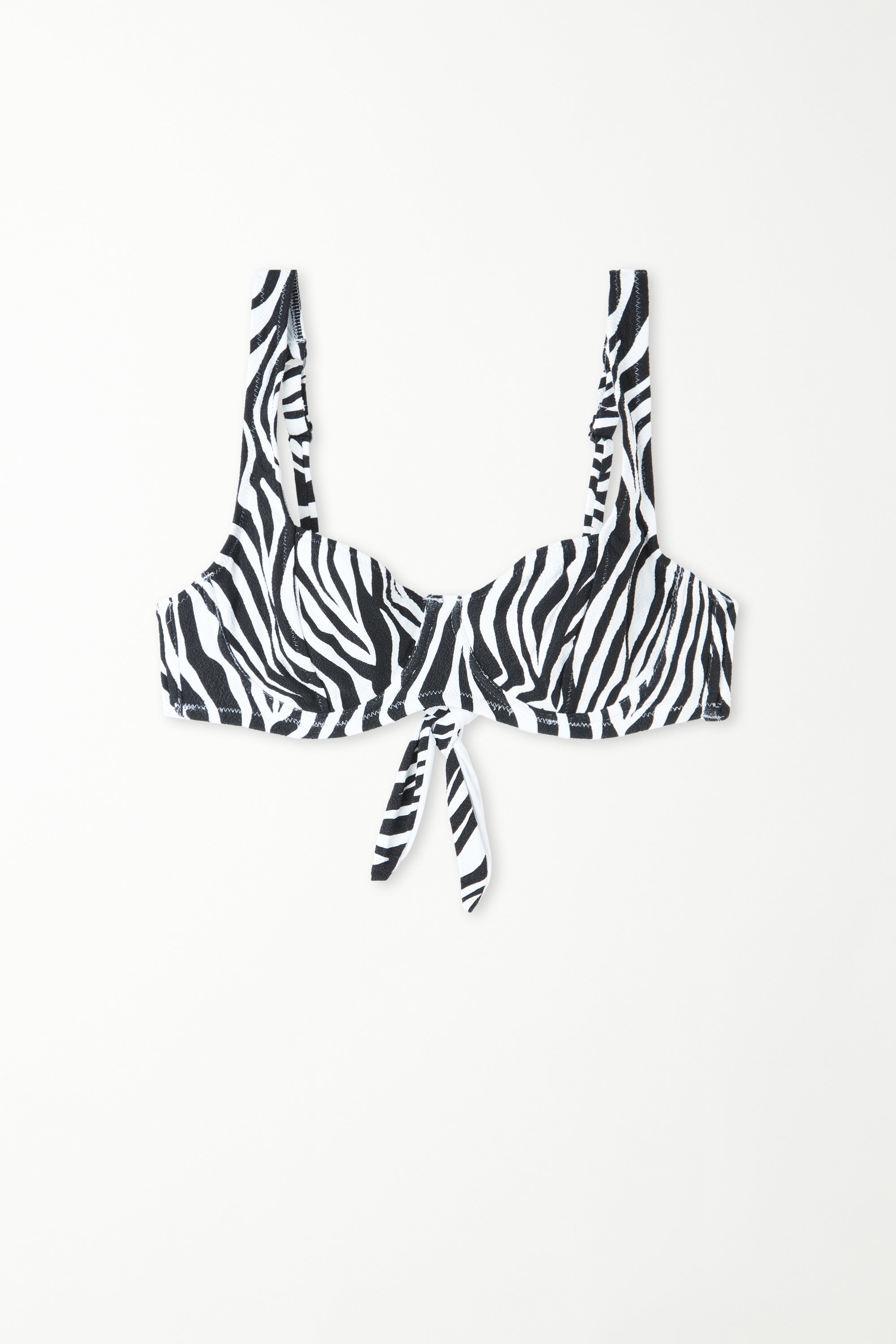 Balconette-Bikinioberteil Timeless Zebra