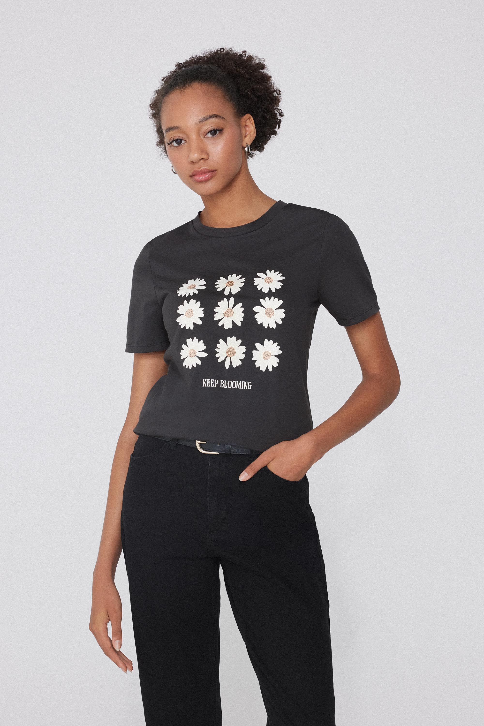 T-shirt Coton avec Imprimé