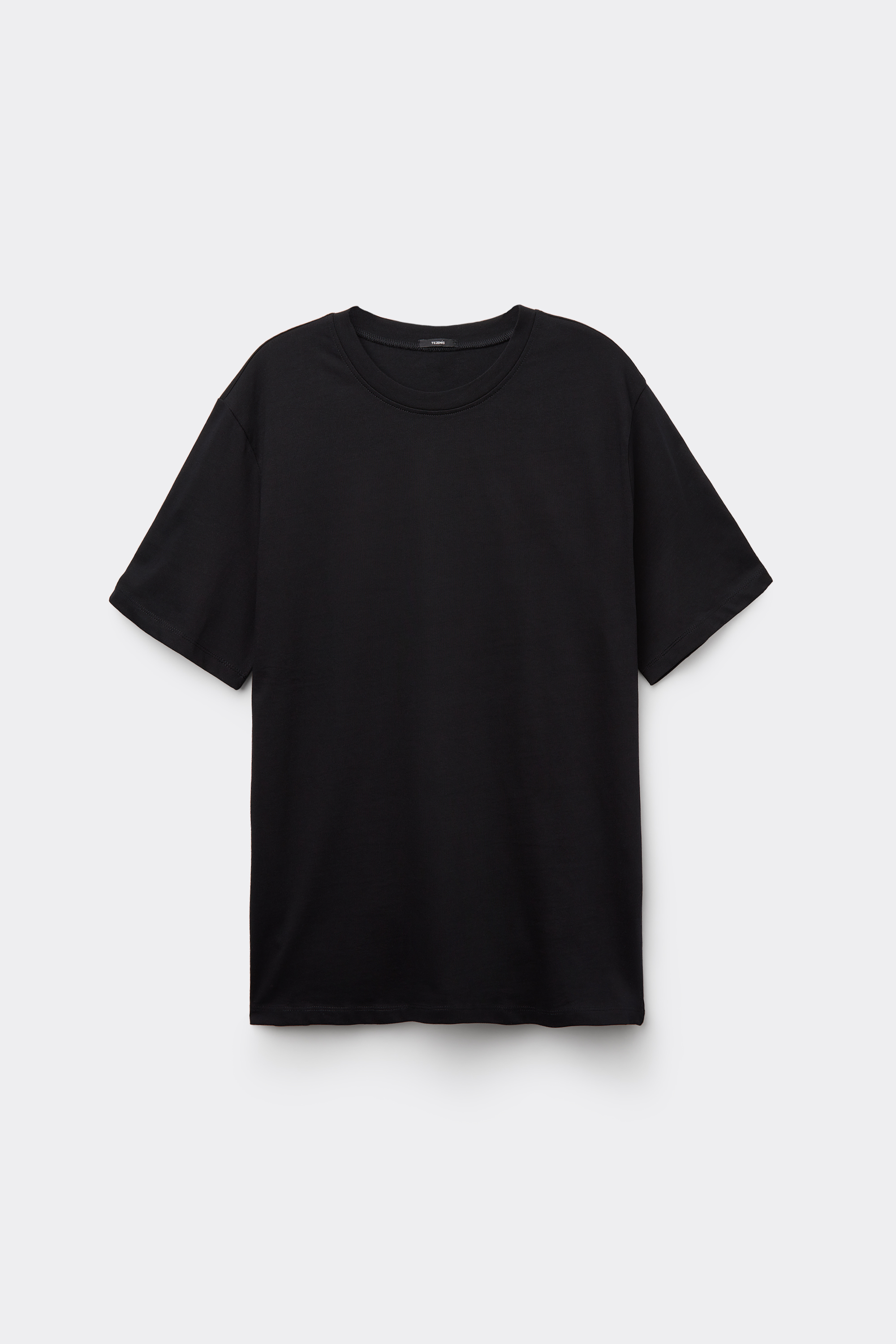 Crew-Neck 100$ Cotton T-Shirt