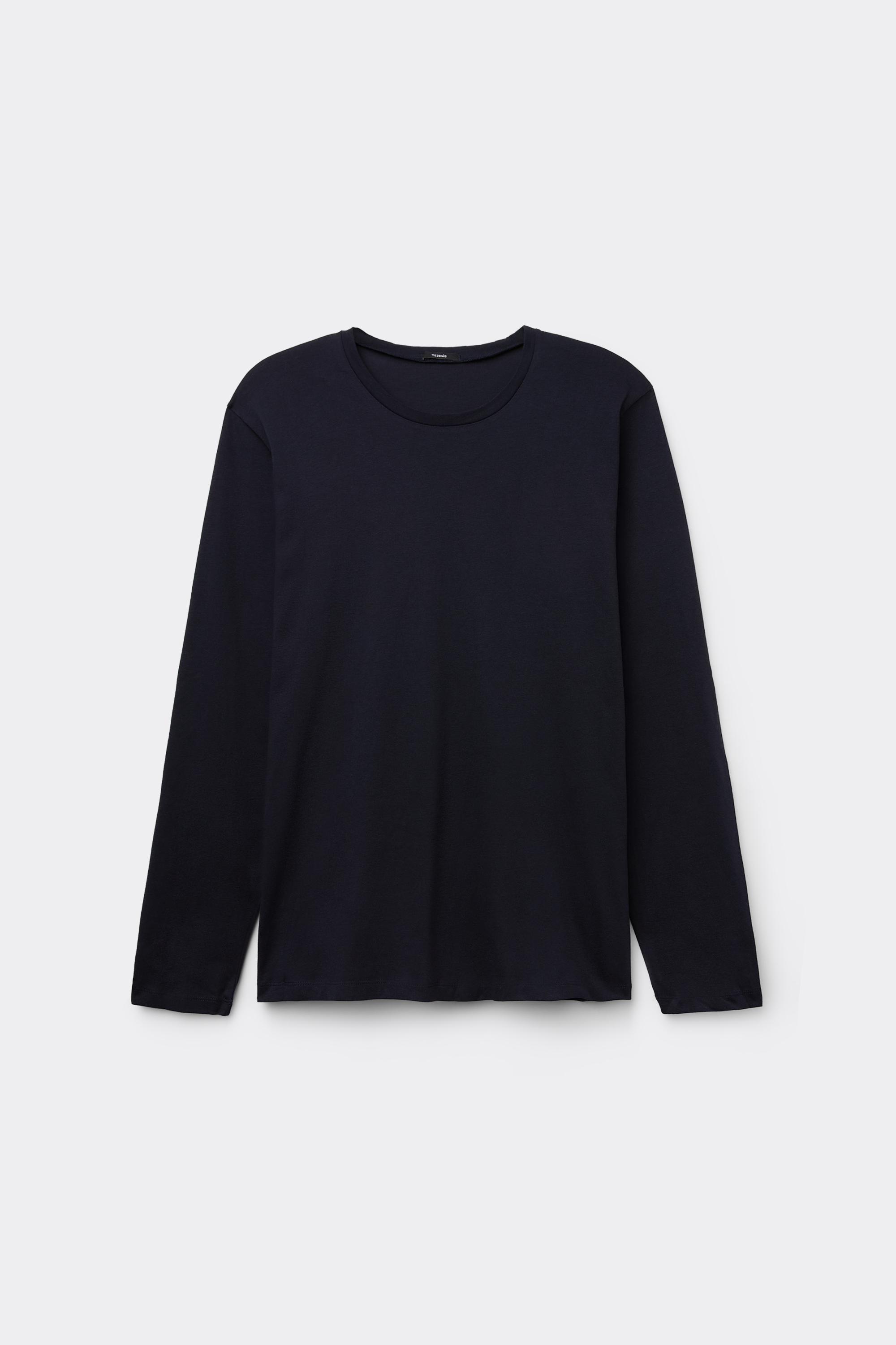 Long Sleeve Cotton Crew Neck Top