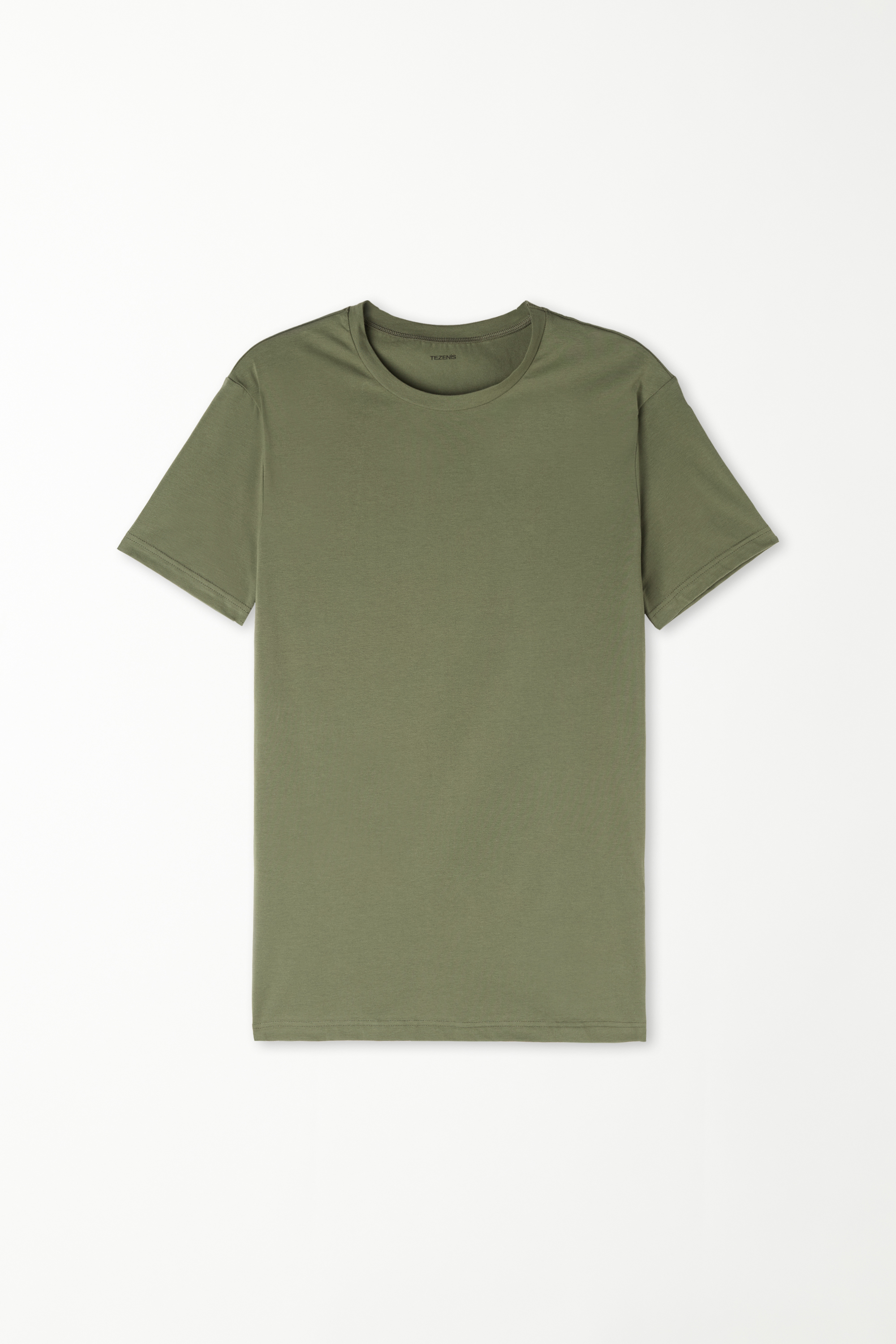 T-Shirt in Cotone Elasticizzato