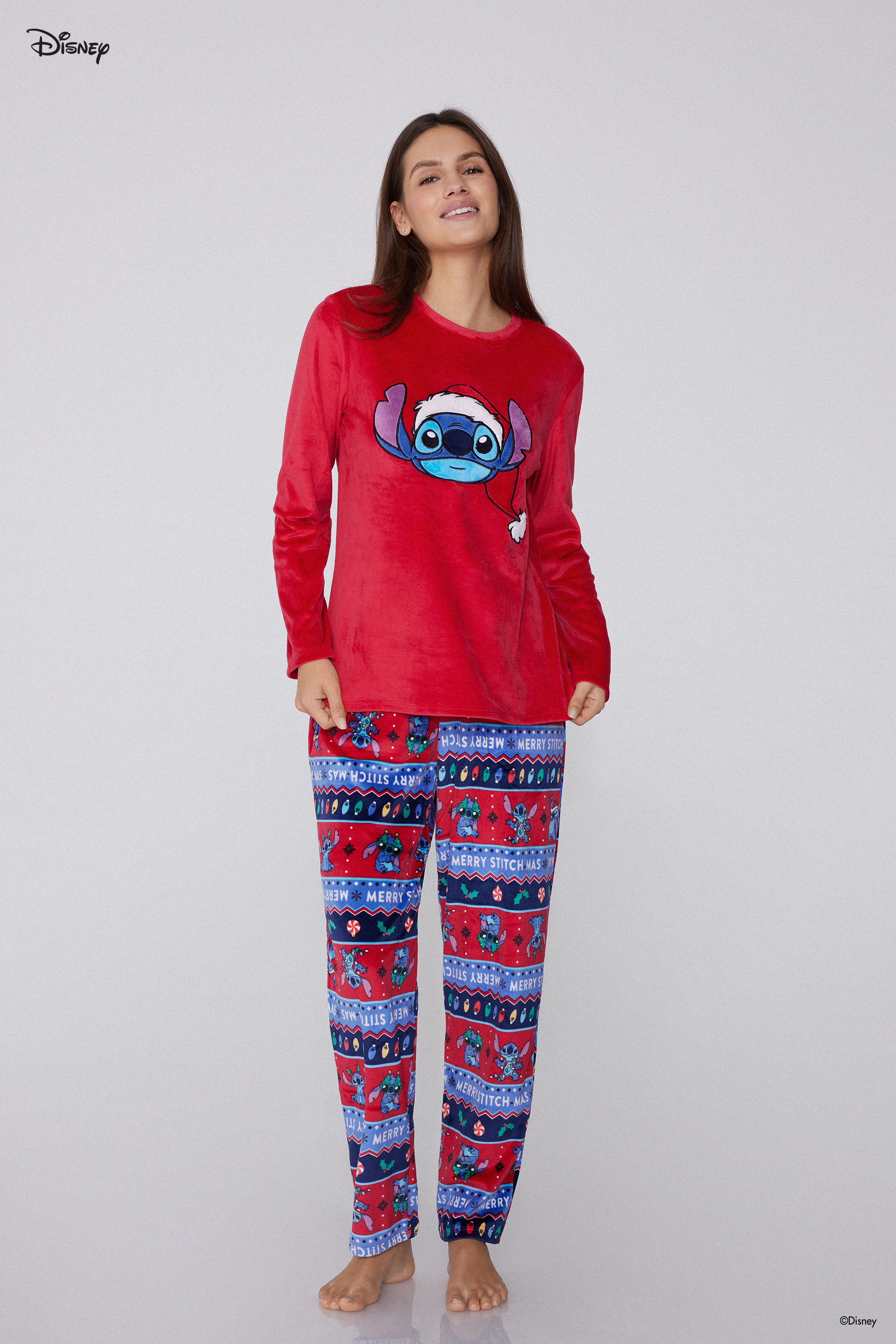 PYJAMAS LONG SLEEVE Micropile Stitch Disney FAMILY