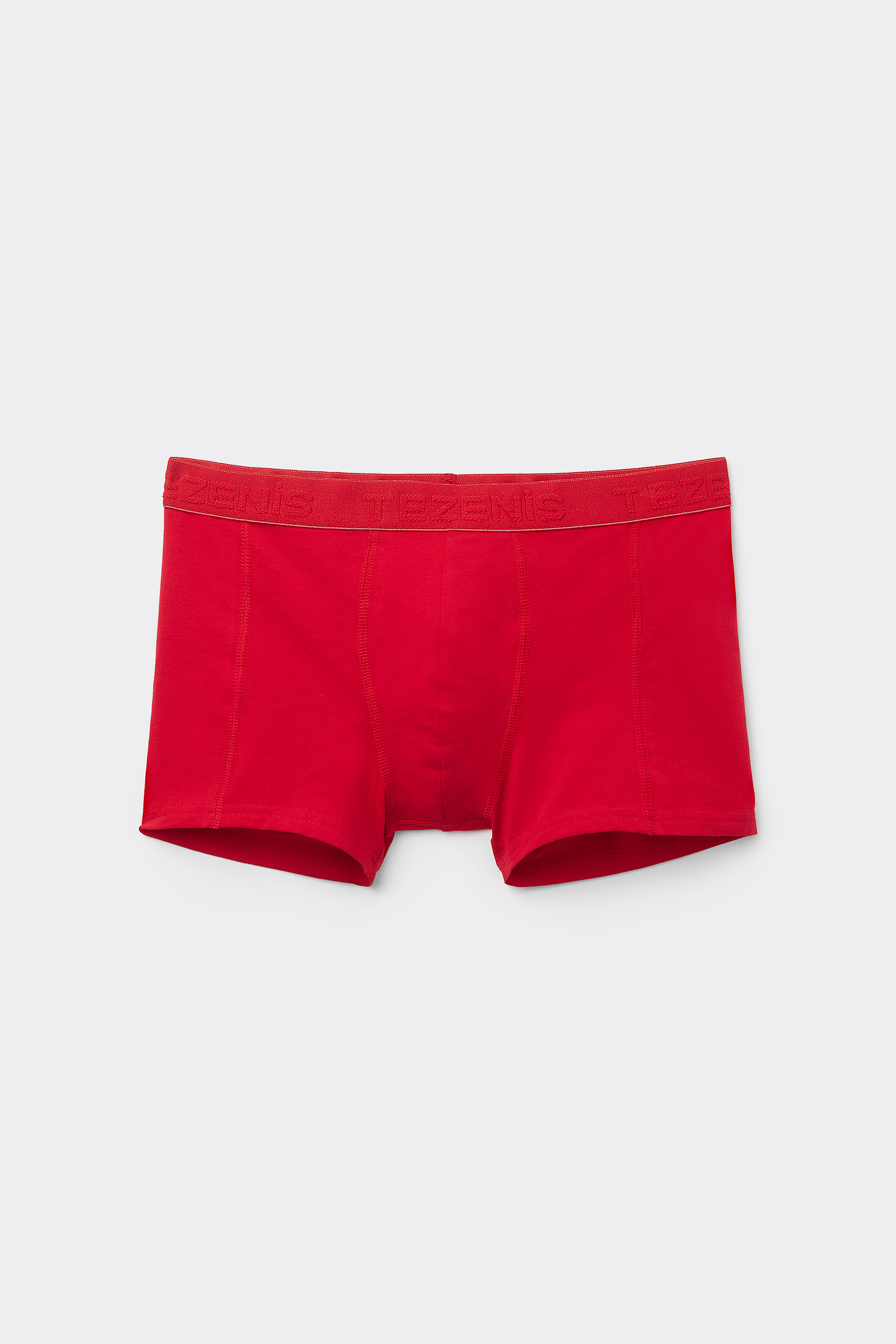 Baumwoll-Boxershorts mit kontrastfarbenen Nähten und Logo