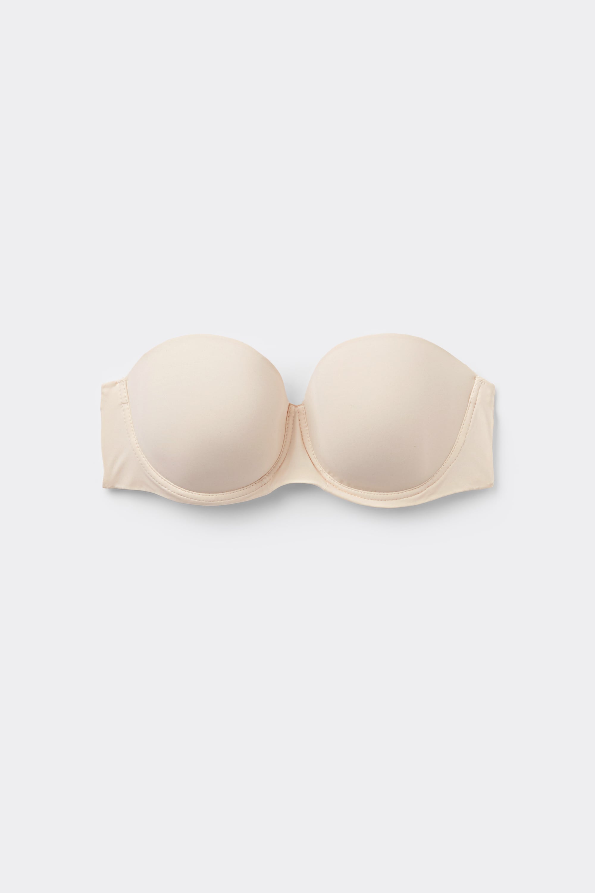 Full Coverage Recycled Microfibre Slightly Padded Bandeau Bra