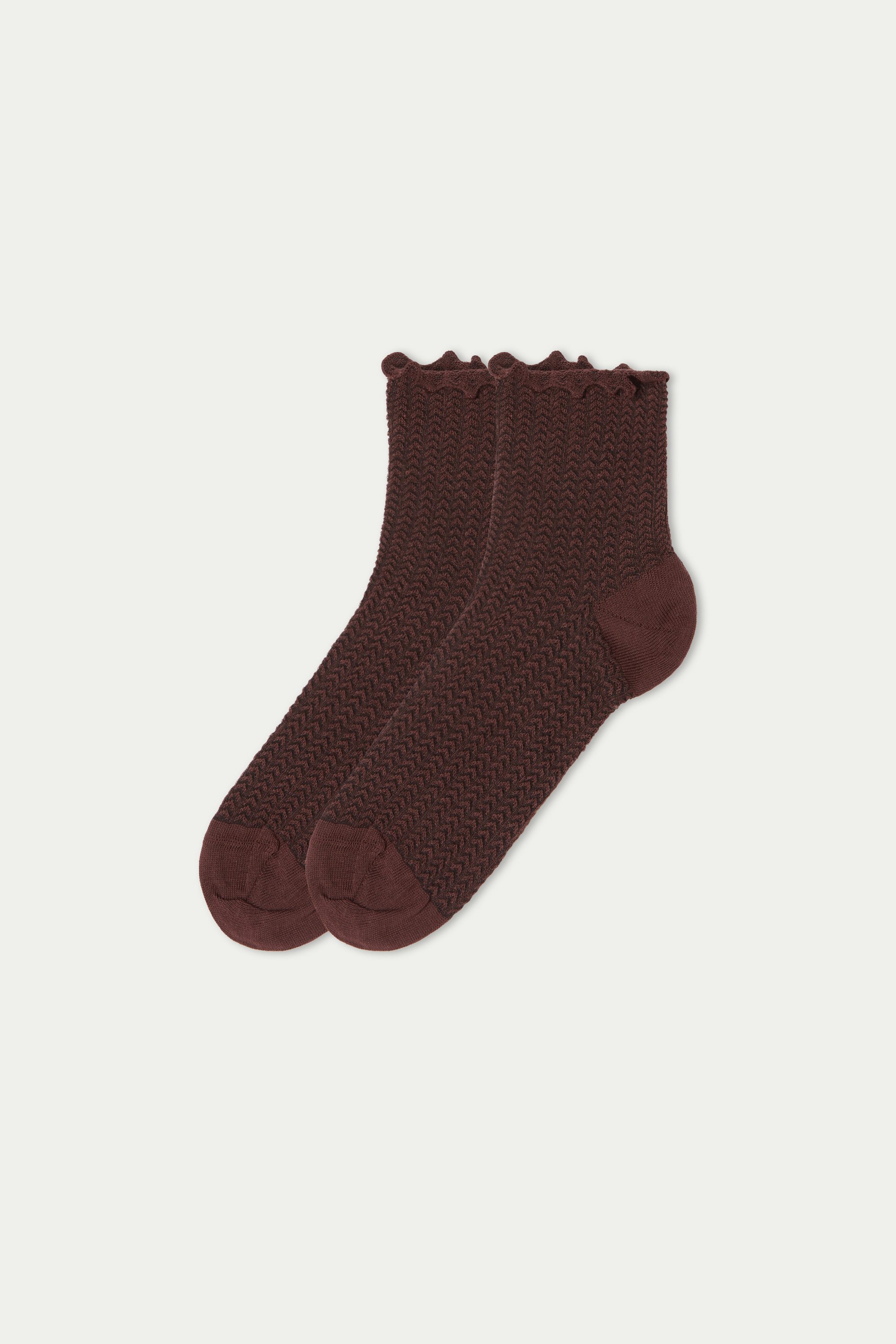 Short Worked Cotton Socks