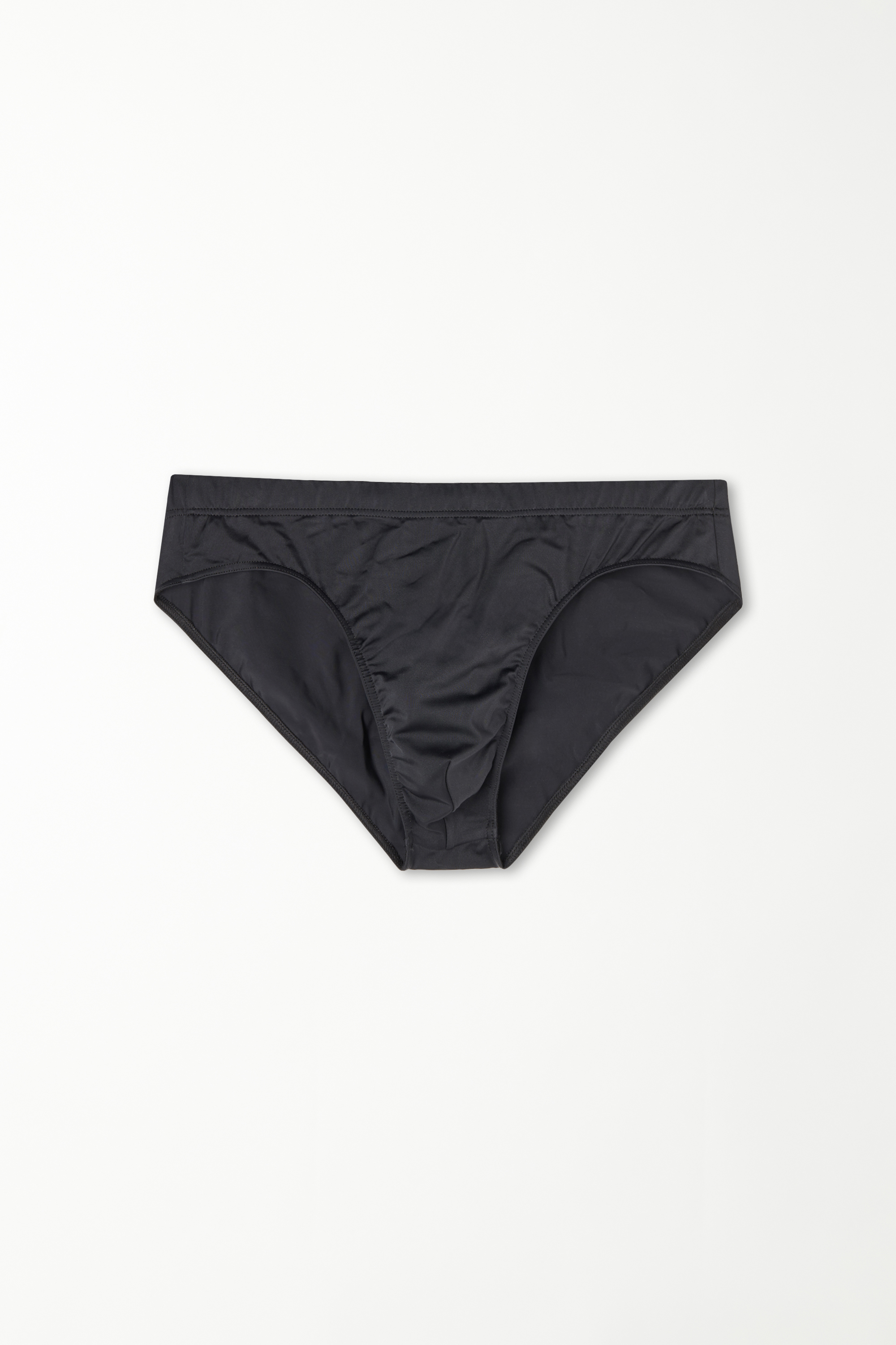 Basic-Badehose aus einfarbiger Mikrofaser
