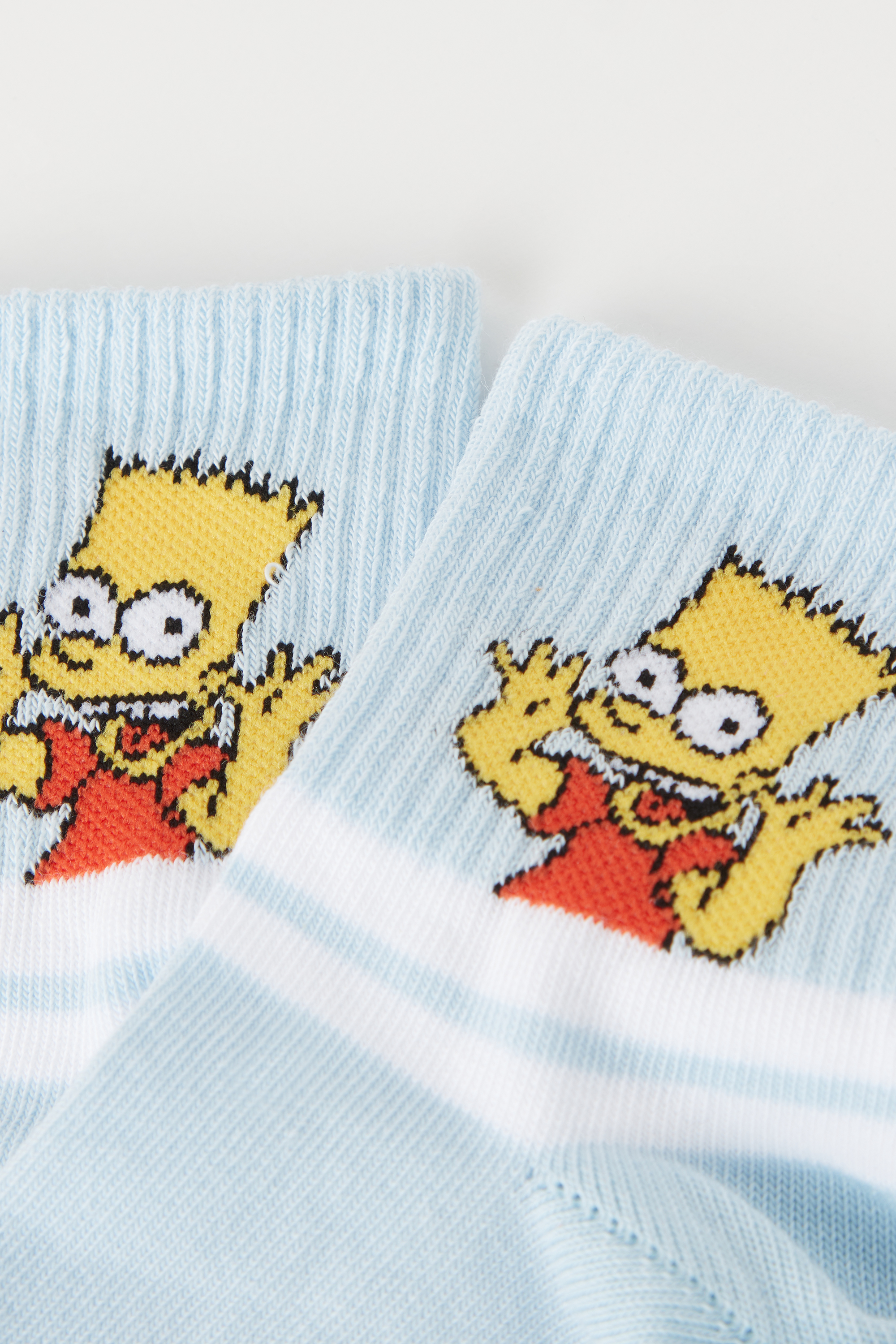 Boys’ Short Socks with The Simpsons Print