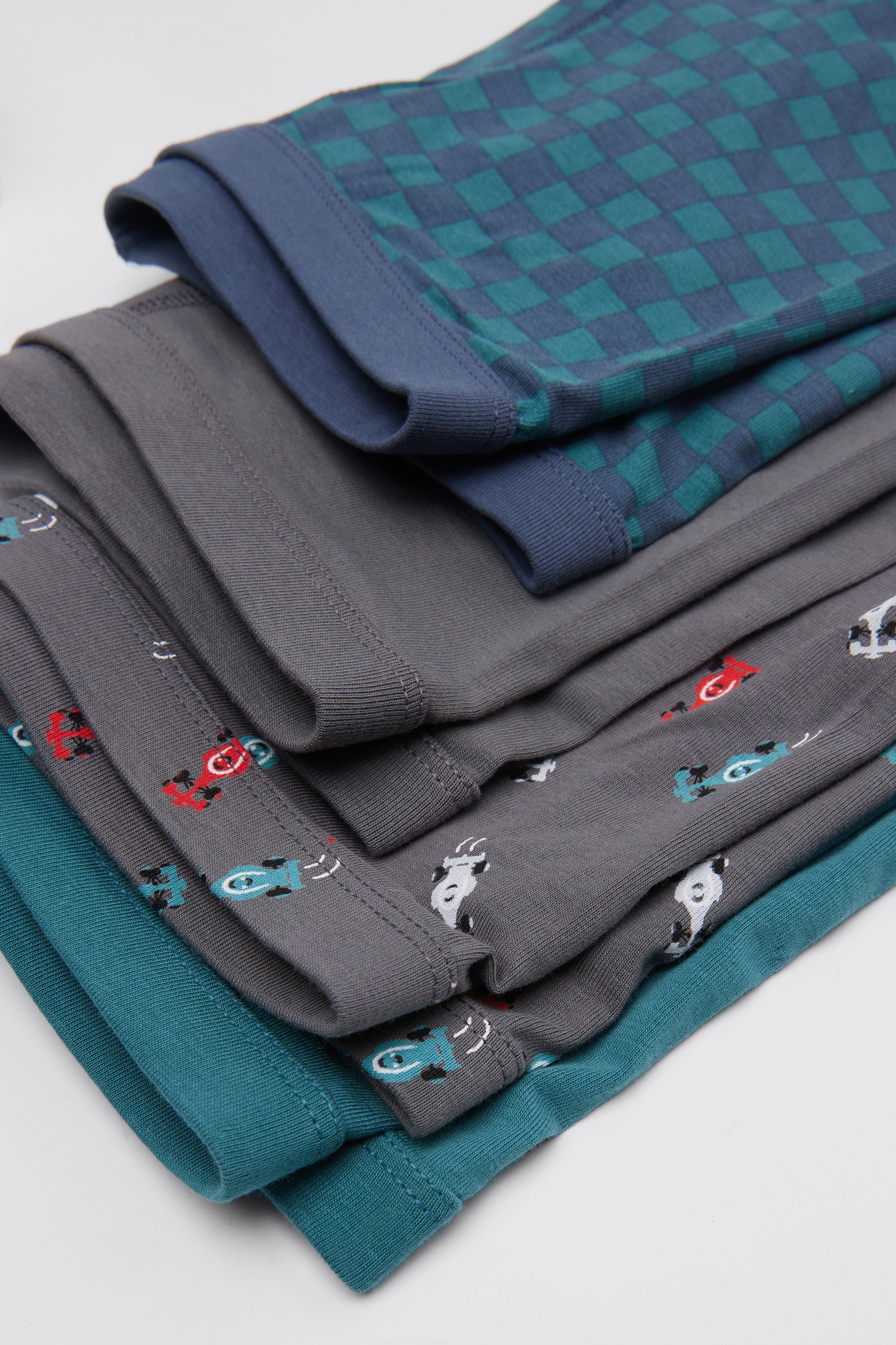 4 Pairs of Boys' Printed Cotton Boxers