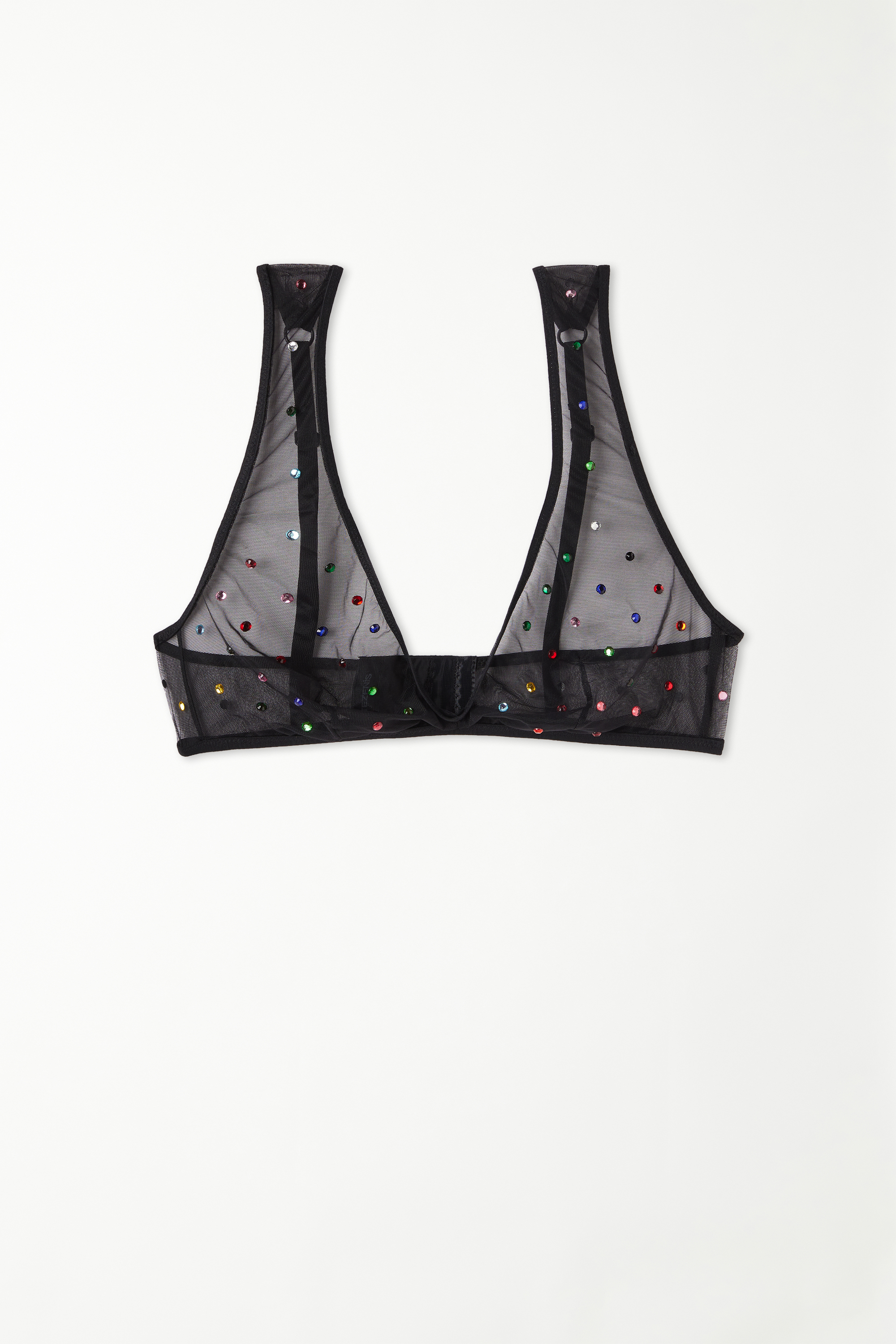 Limited Edition Colourful Rhinestone Triangle Bra