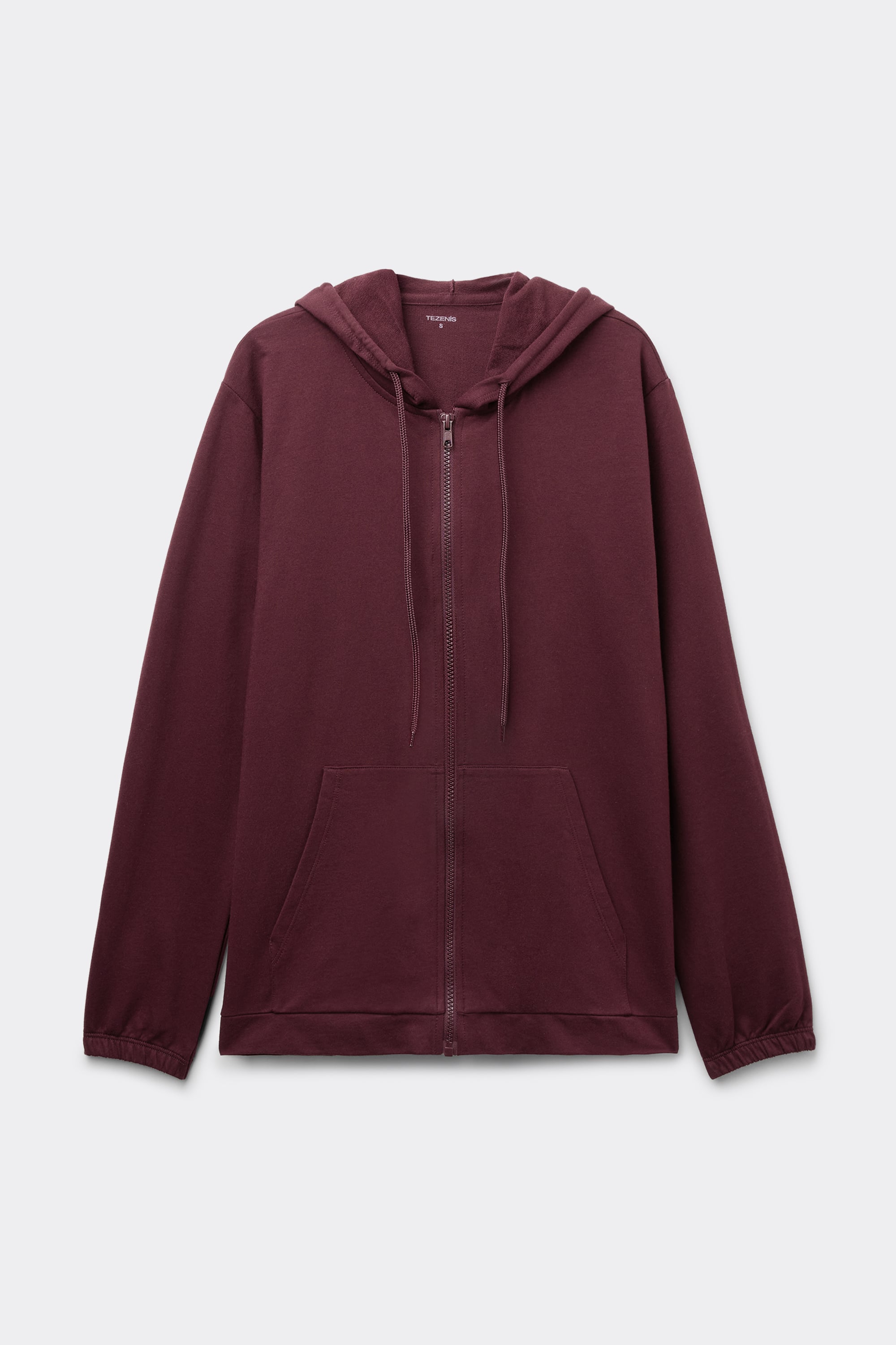 Leichte Sweatjacke mit Kapuze und Tunnelzug