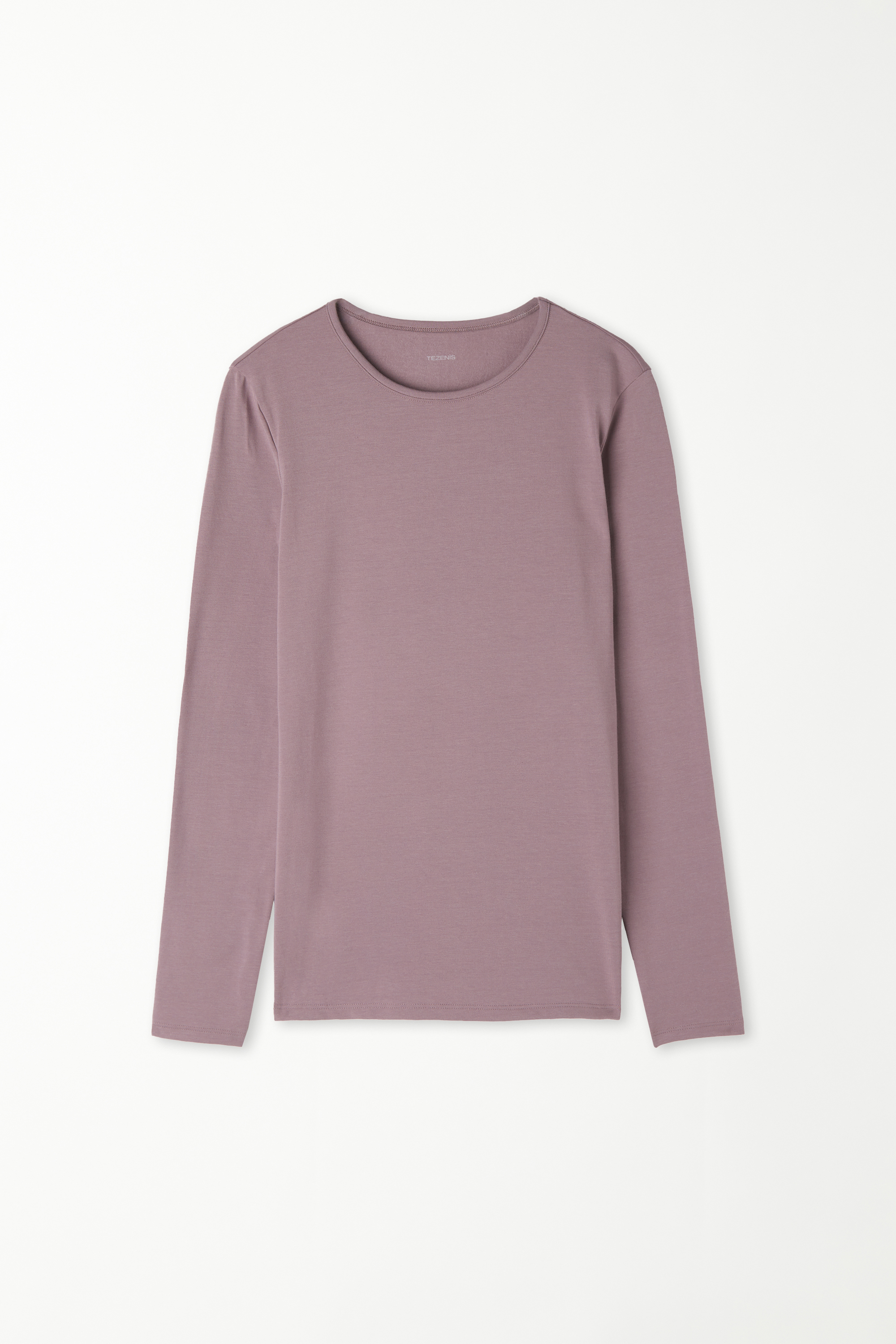 Cotton and Thermal Modal Rounded Neck Top