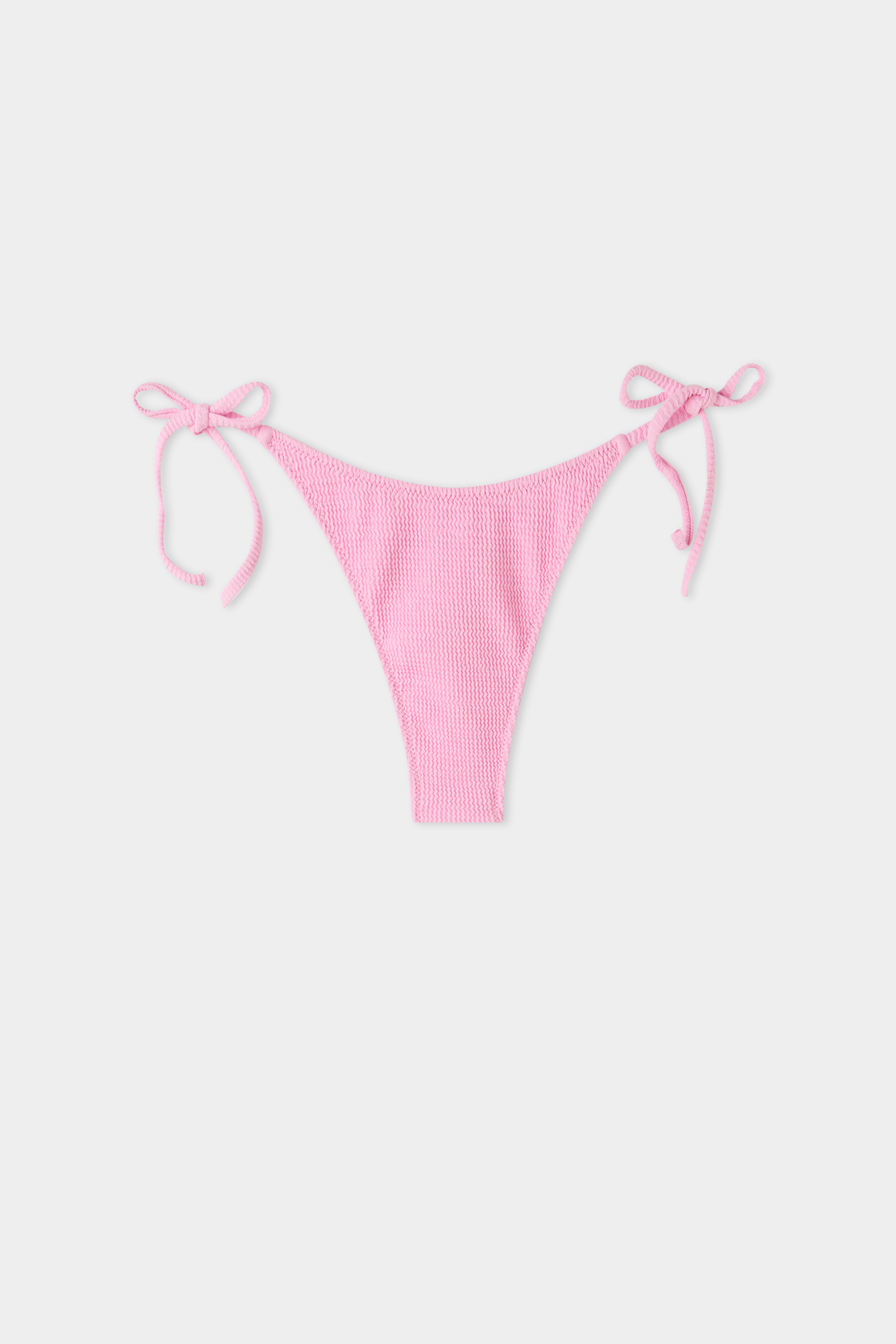 3D-Effect Brazilian Bikini Bottoms with Ties