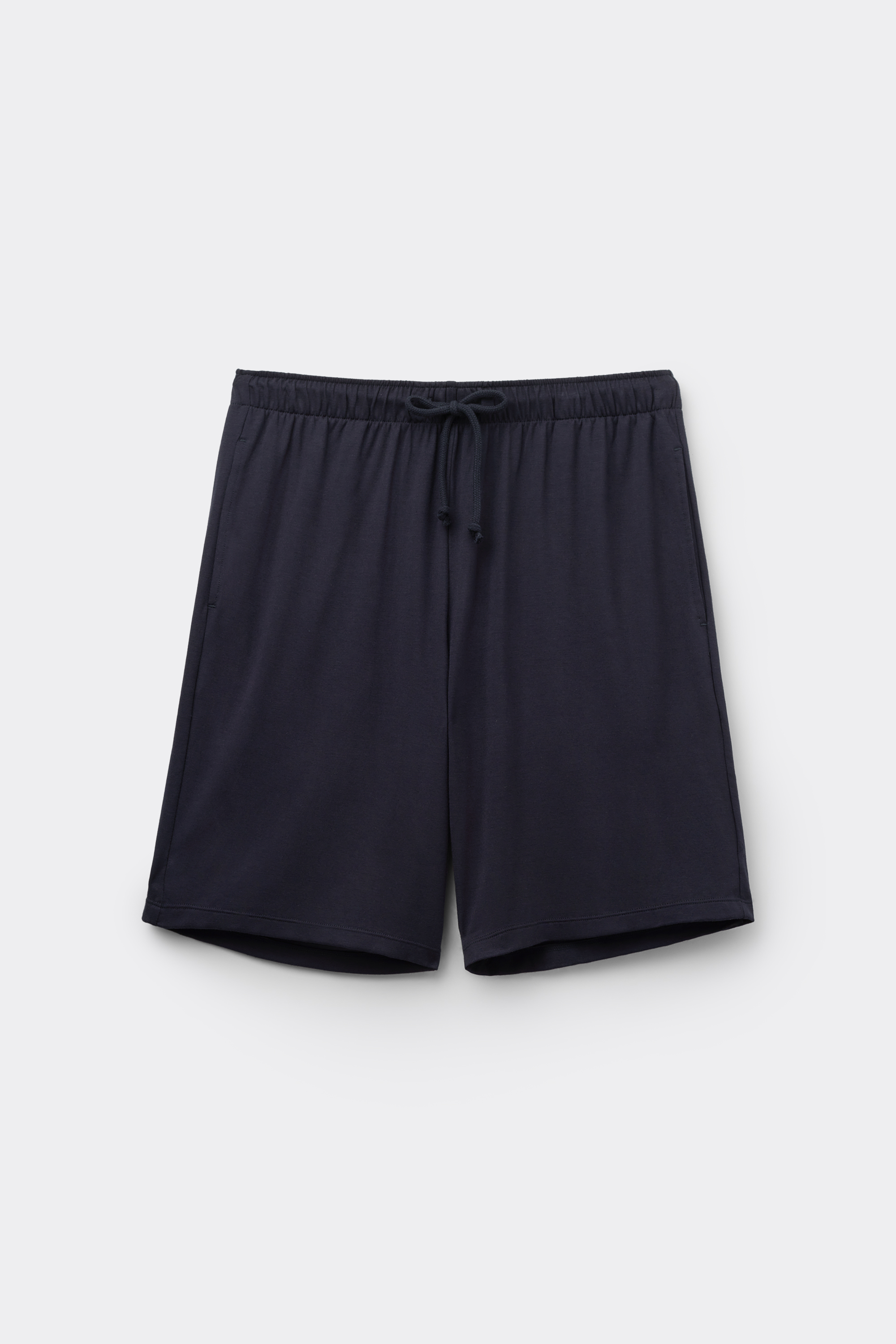 Kurze Hose aus Viskose-Jersey mit Taschen und Tunnelzug