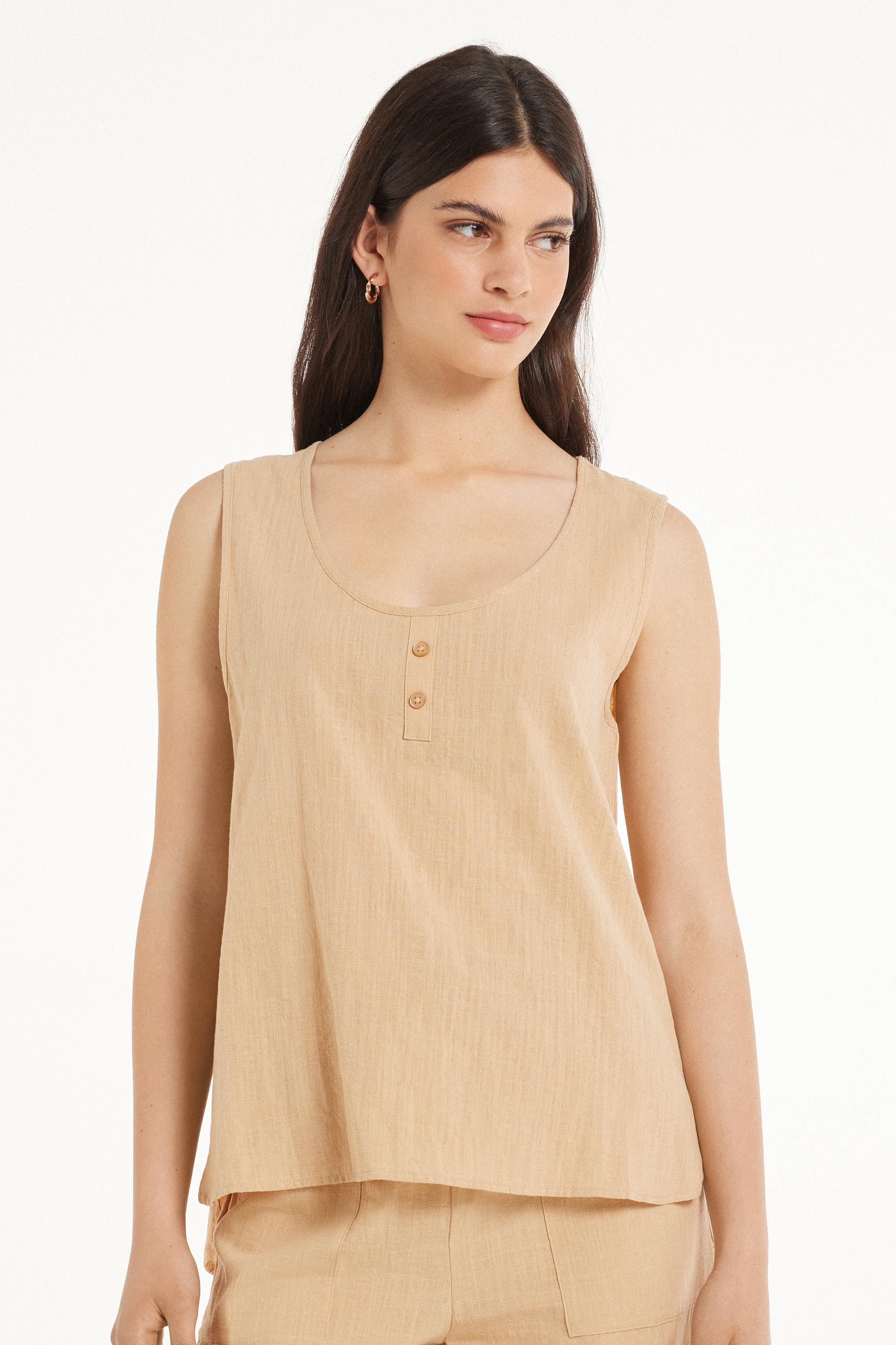 Lino Camisetas Tirantes Mango Mujer Camiseta Lencera Mango Top