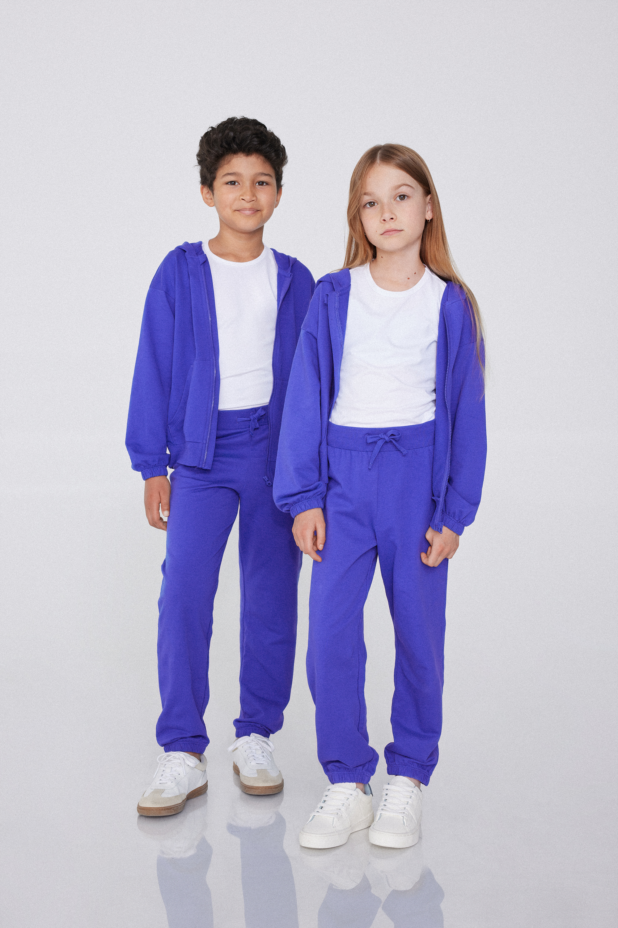 Pantalón de Chándal de Felpa Básico Unisex para Niños