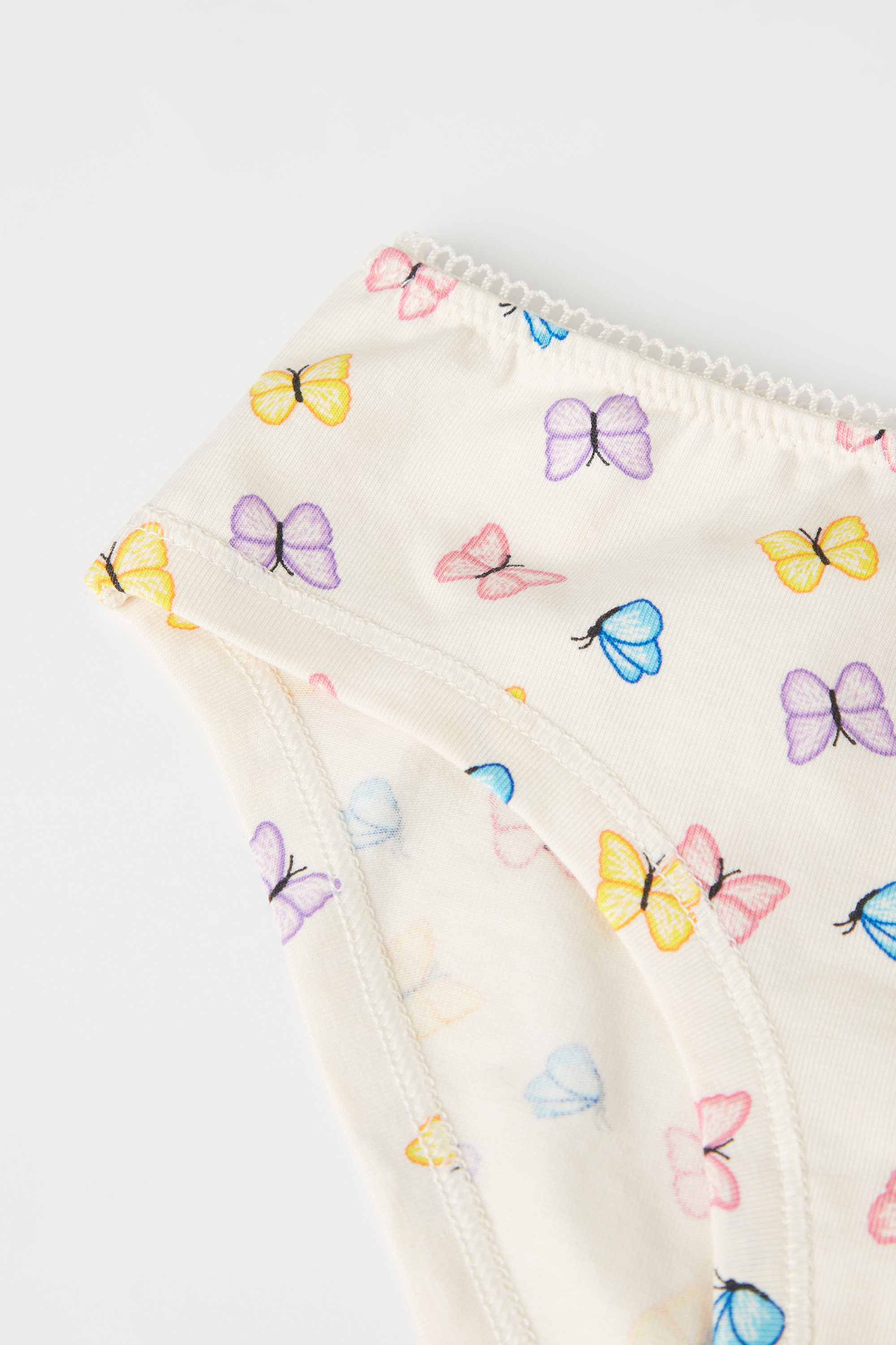 Girls’ Basic Printed Cotton Knickers