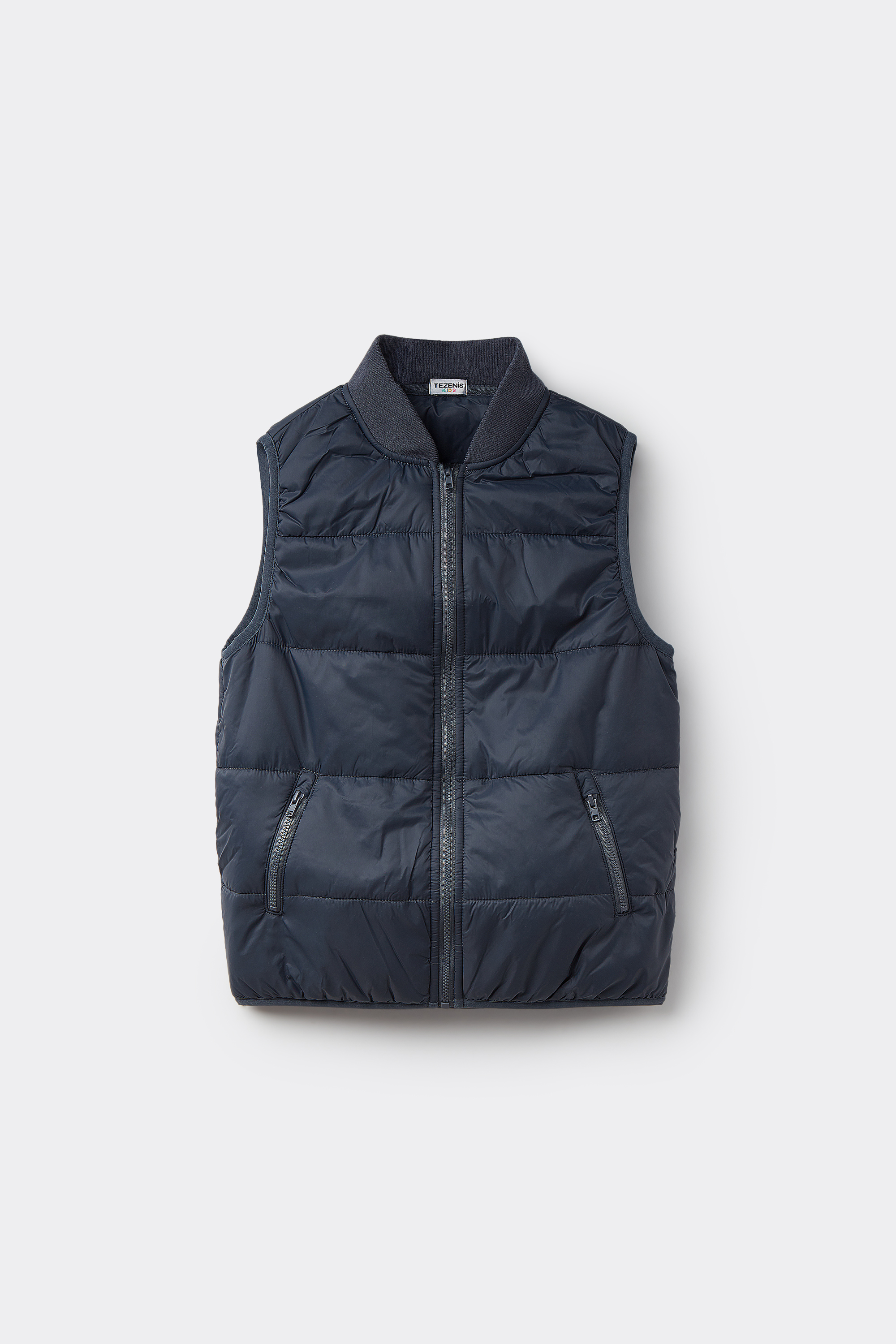 Chaqueta Acolchada Sin Mangas Bolsillos y Cremallera Unisex Niños