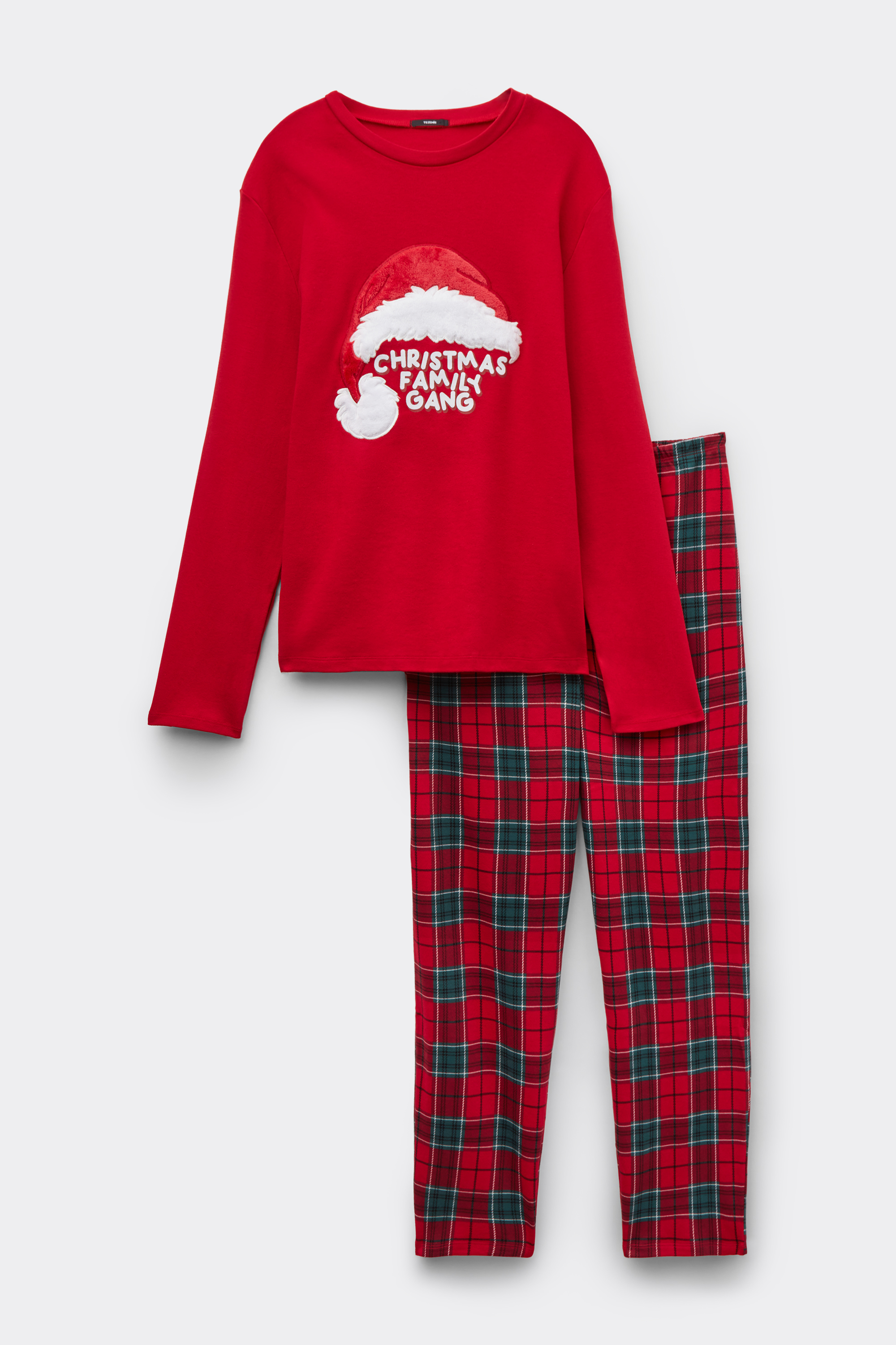 PYJAMAS LONG SLEEVE Interl.patch Xmas Familygang