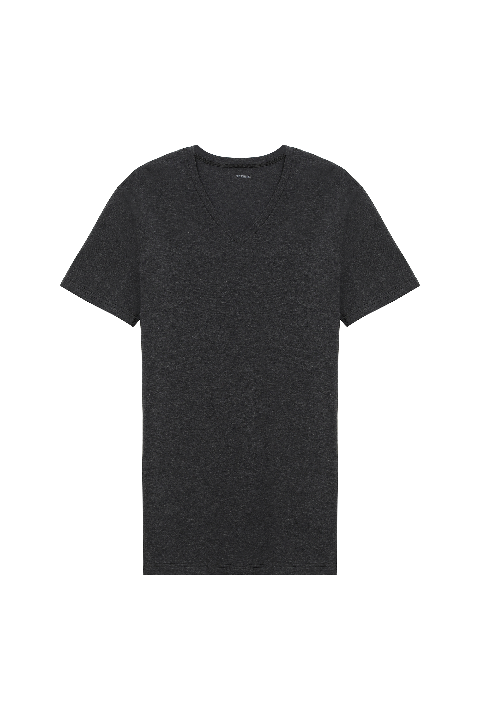 V-Neck Stretch-Cotton T-Shirt