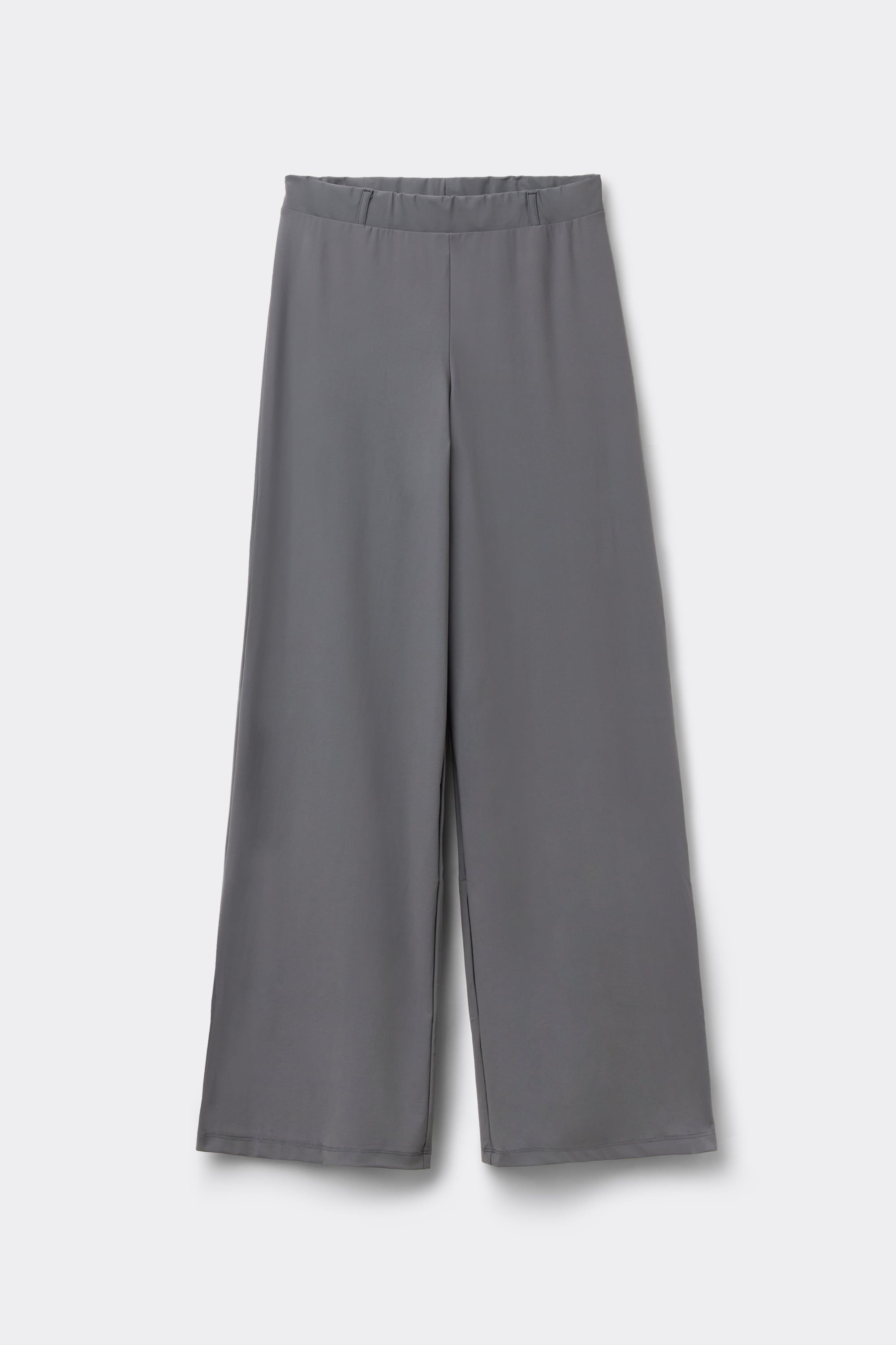 Pantaloni Lunghi a Palazzo Microfibra Easy Fit