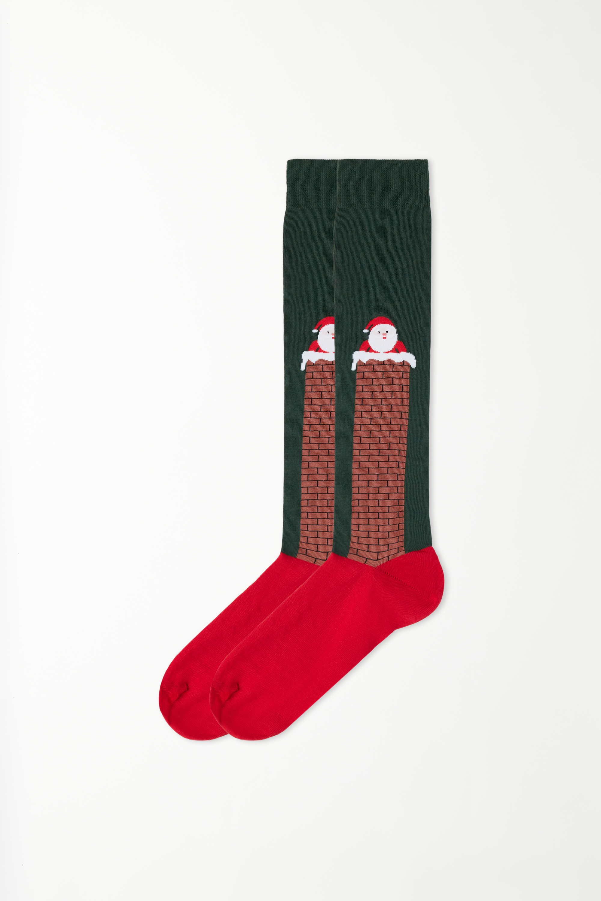 Men’s Long Patterned Cotton Socks