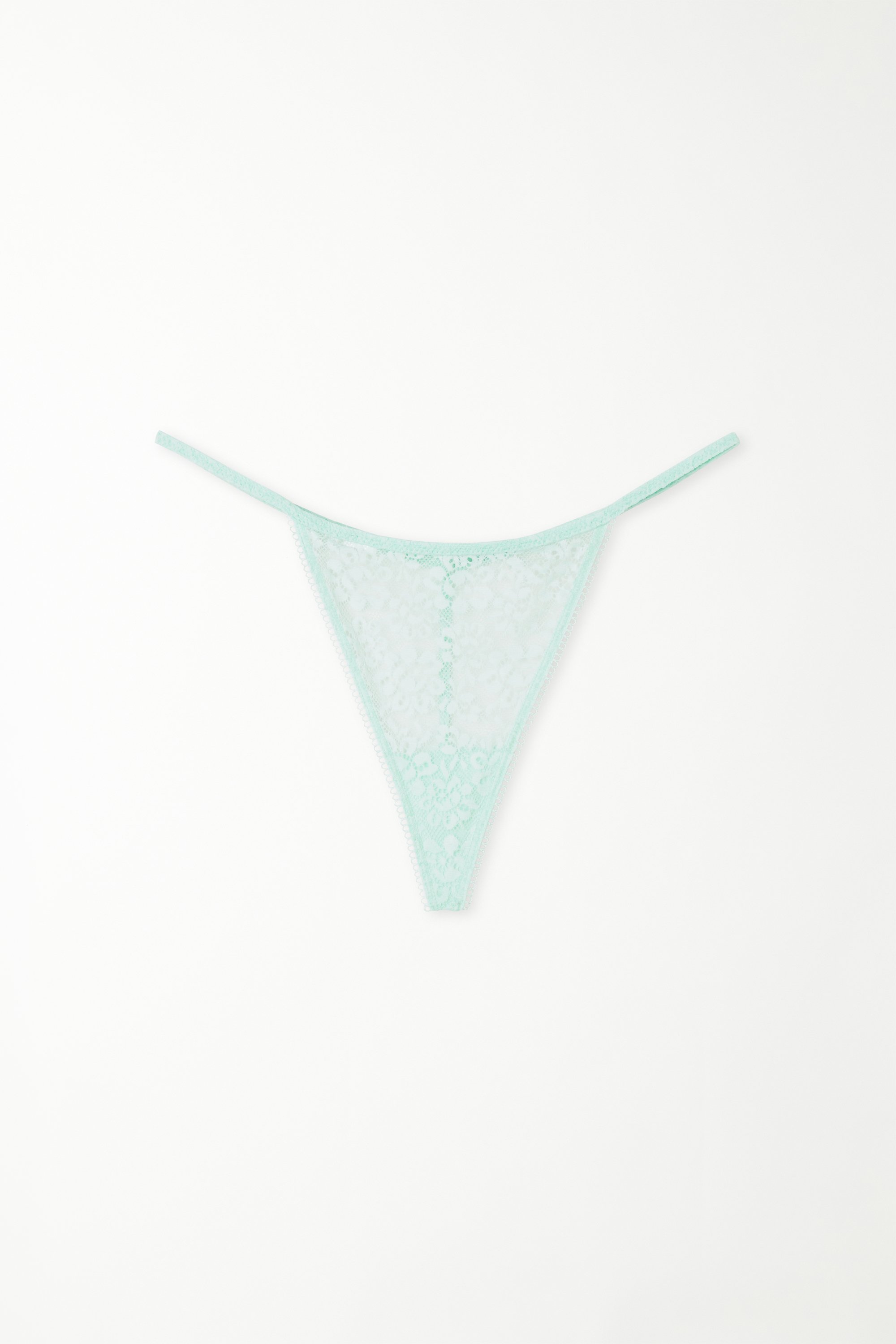 Recycled Lace String Thong