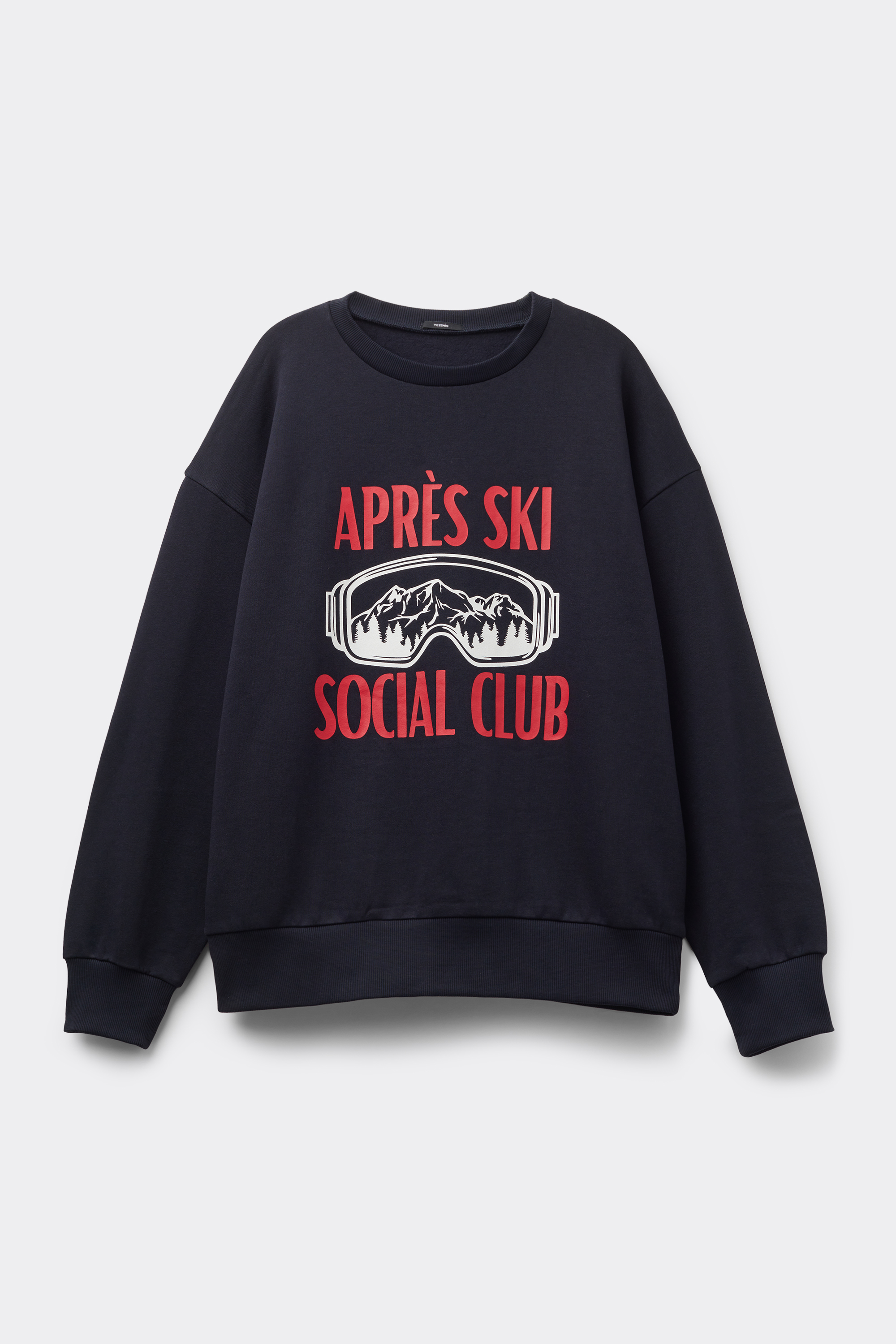 Apres Ski Print Crew Neck Sweatshirt