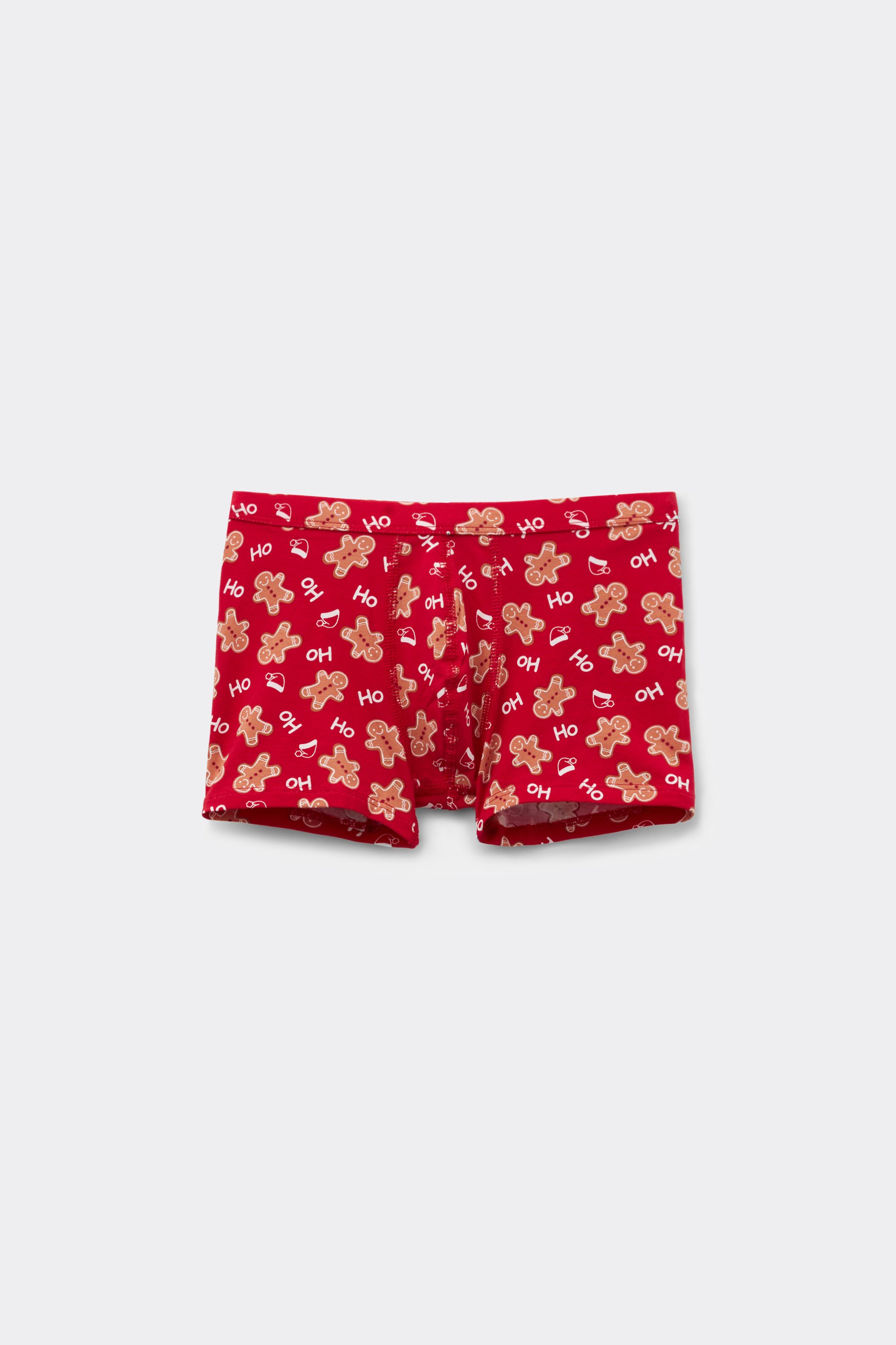 Boys' Christmas Print Cotton Boxers
