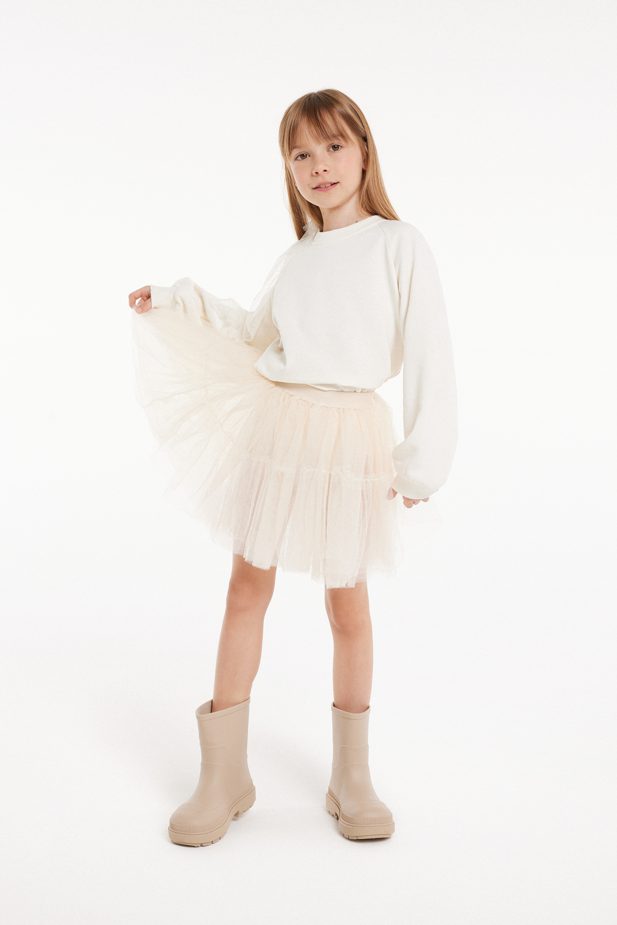 Minirock aus Ballerina-Tüll für Mädchen
