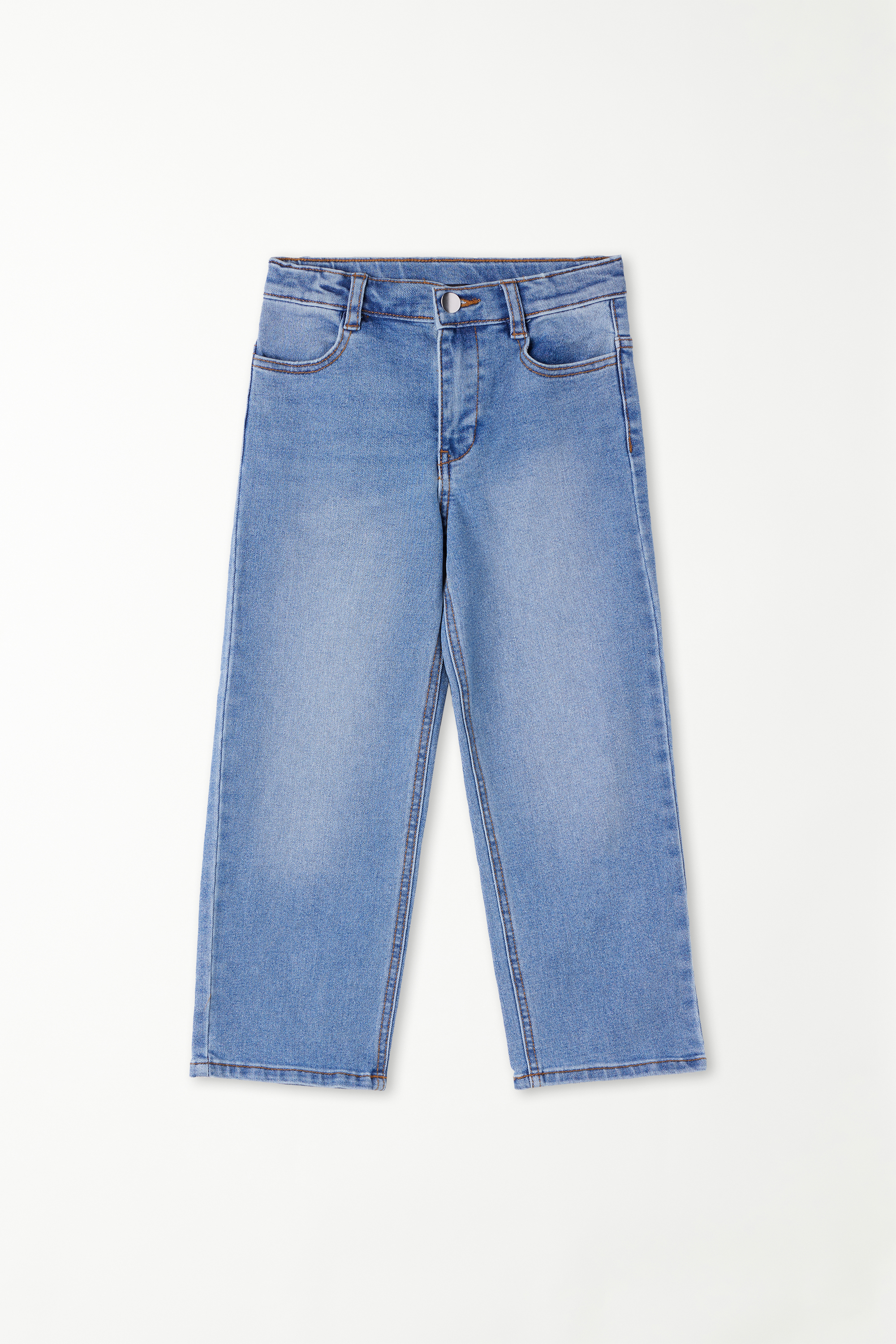 Lange Basic-Jeans für Jungen