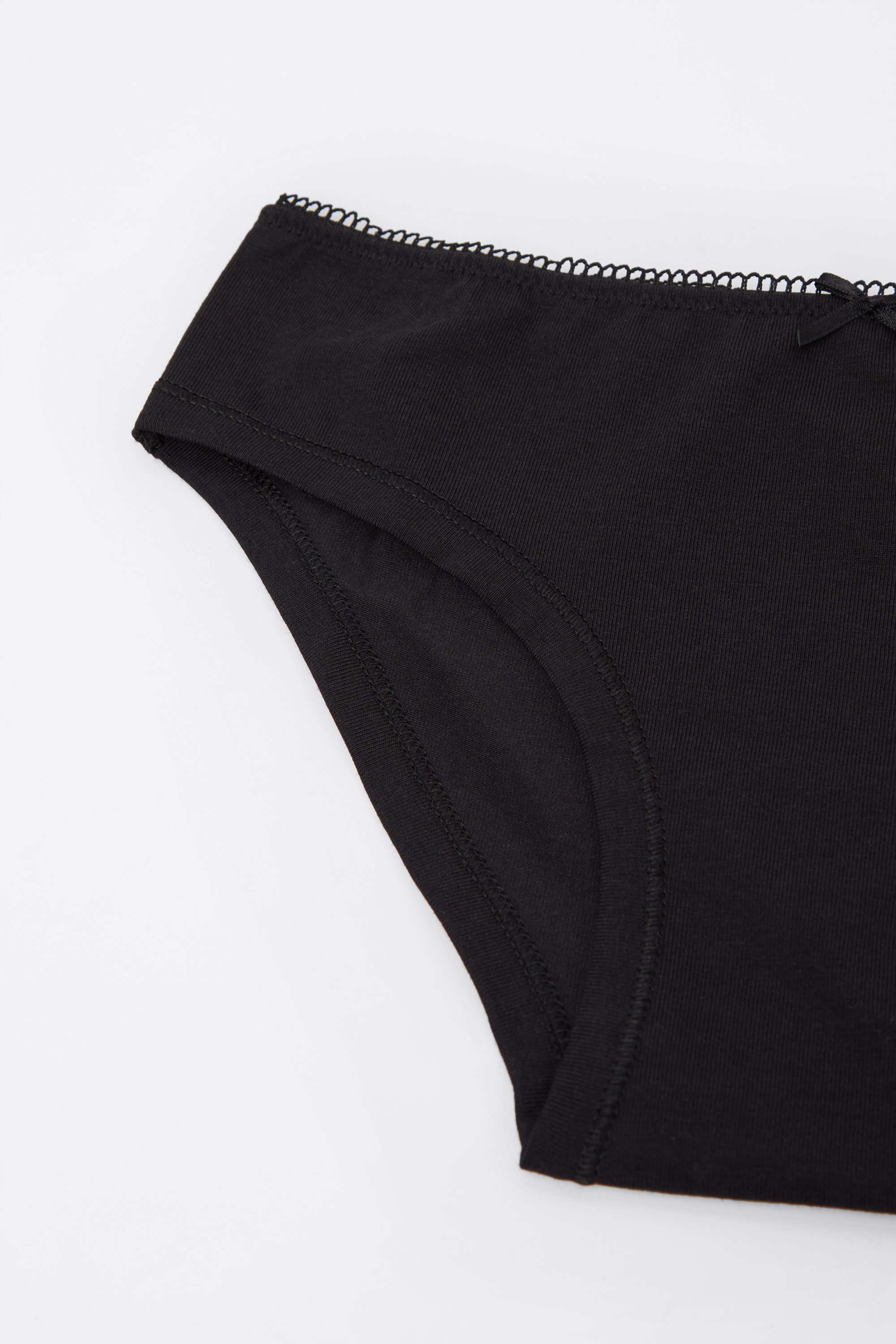 Girls’ Basic Plain Colour Cotton Briefs