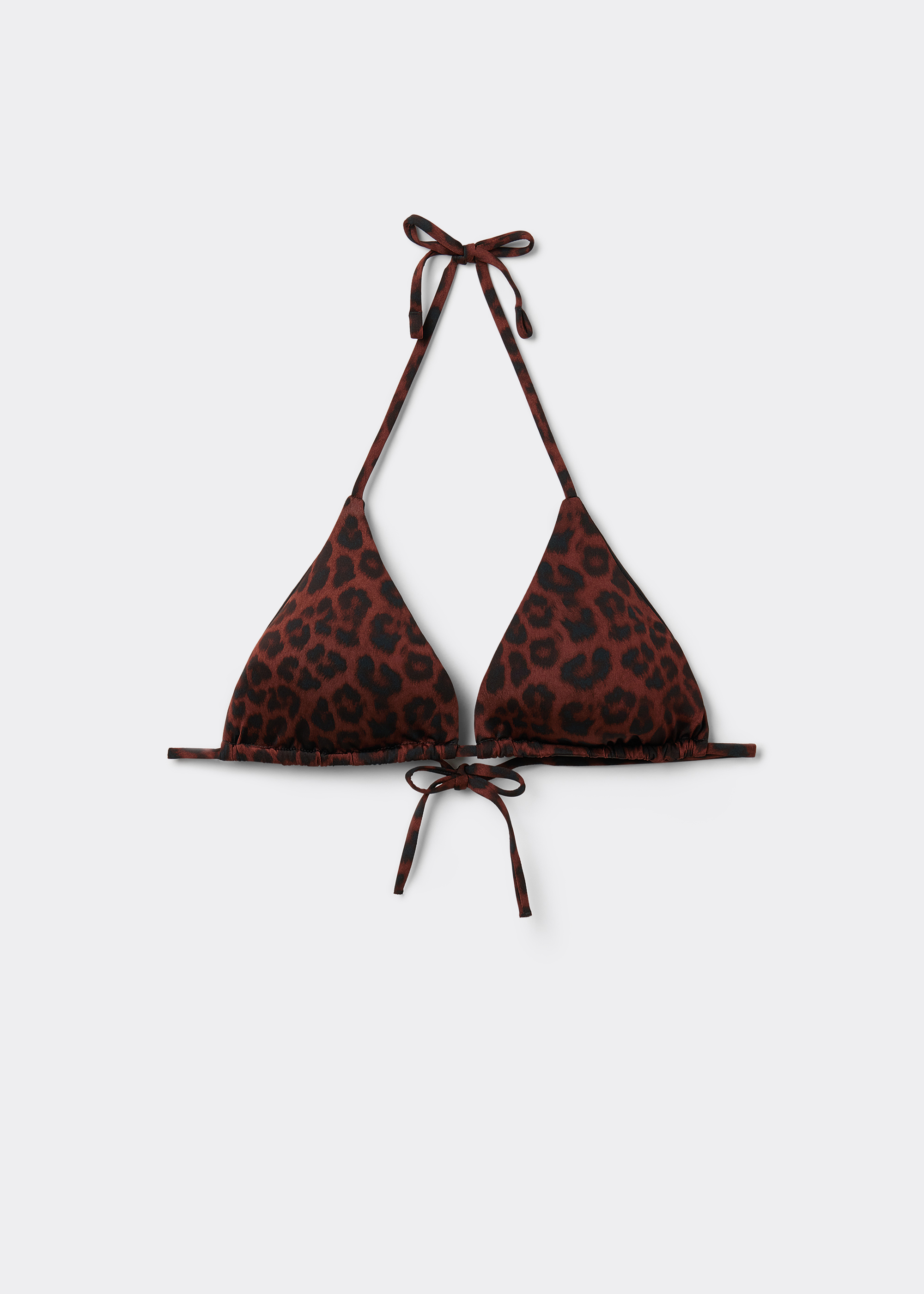 Bikini Triangolo Imbottitura Estraibile Savage Brown