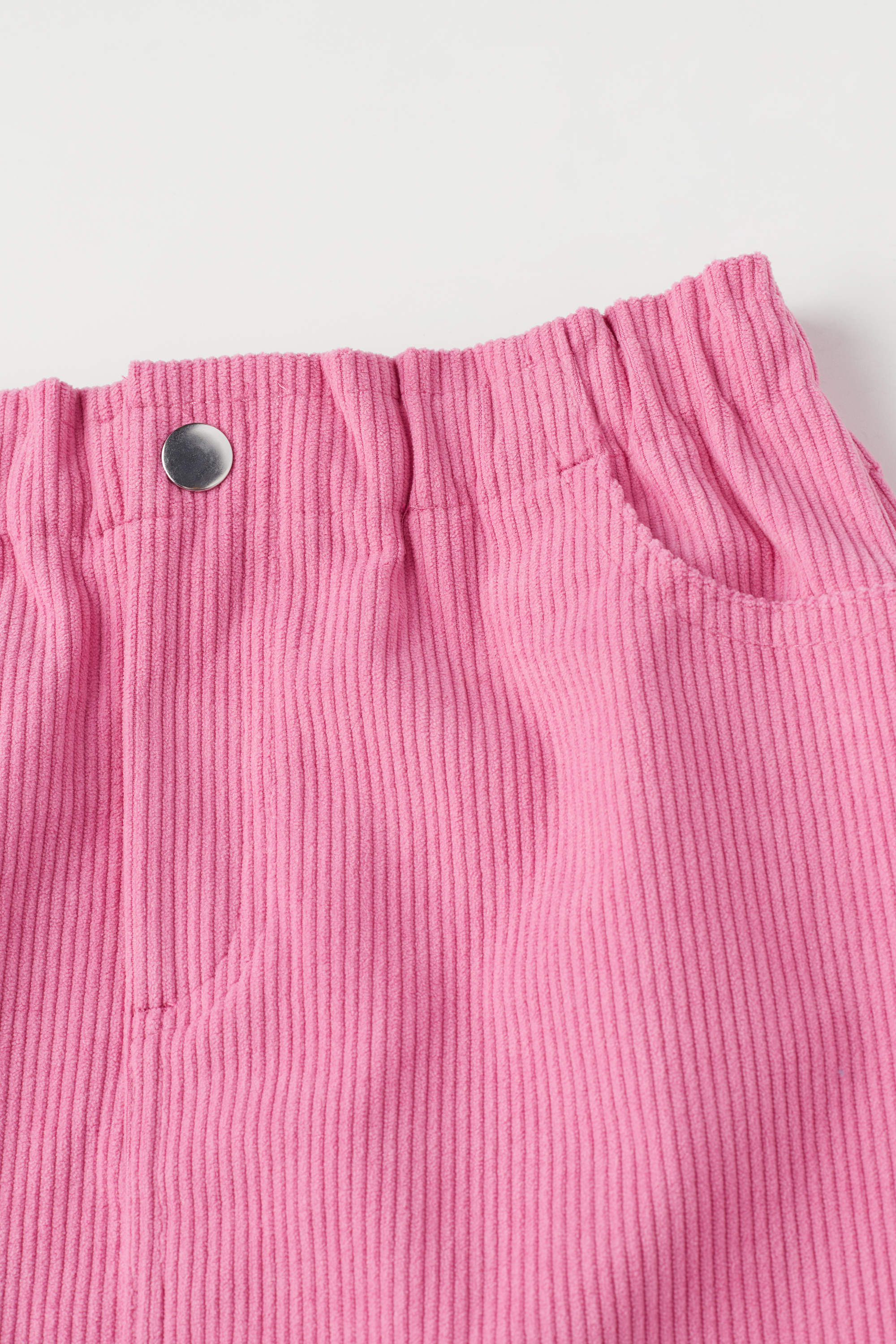 Girls’ Ribbed Velvet Mini Skirt