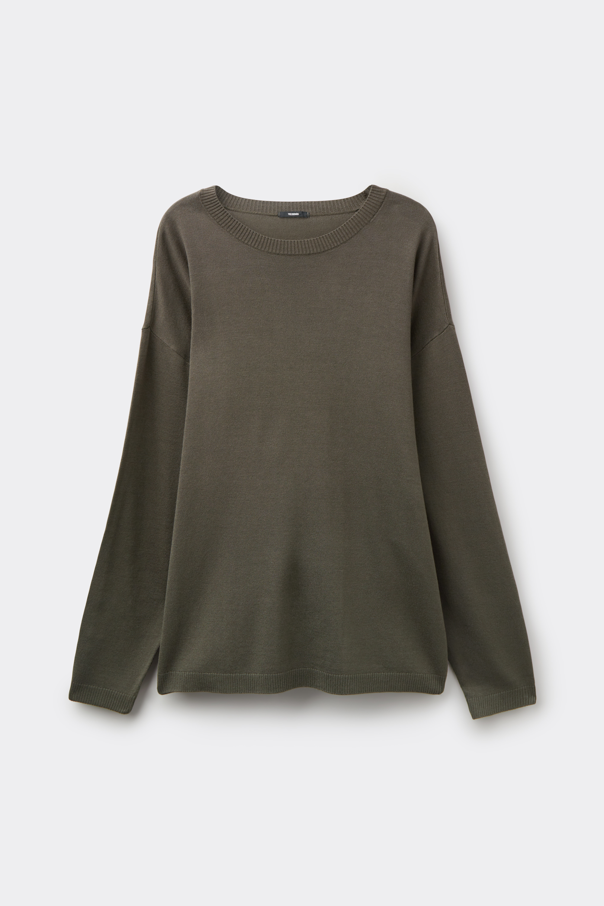 Maglia Pesante Manica Lunga in Viscosa con Spacchetti