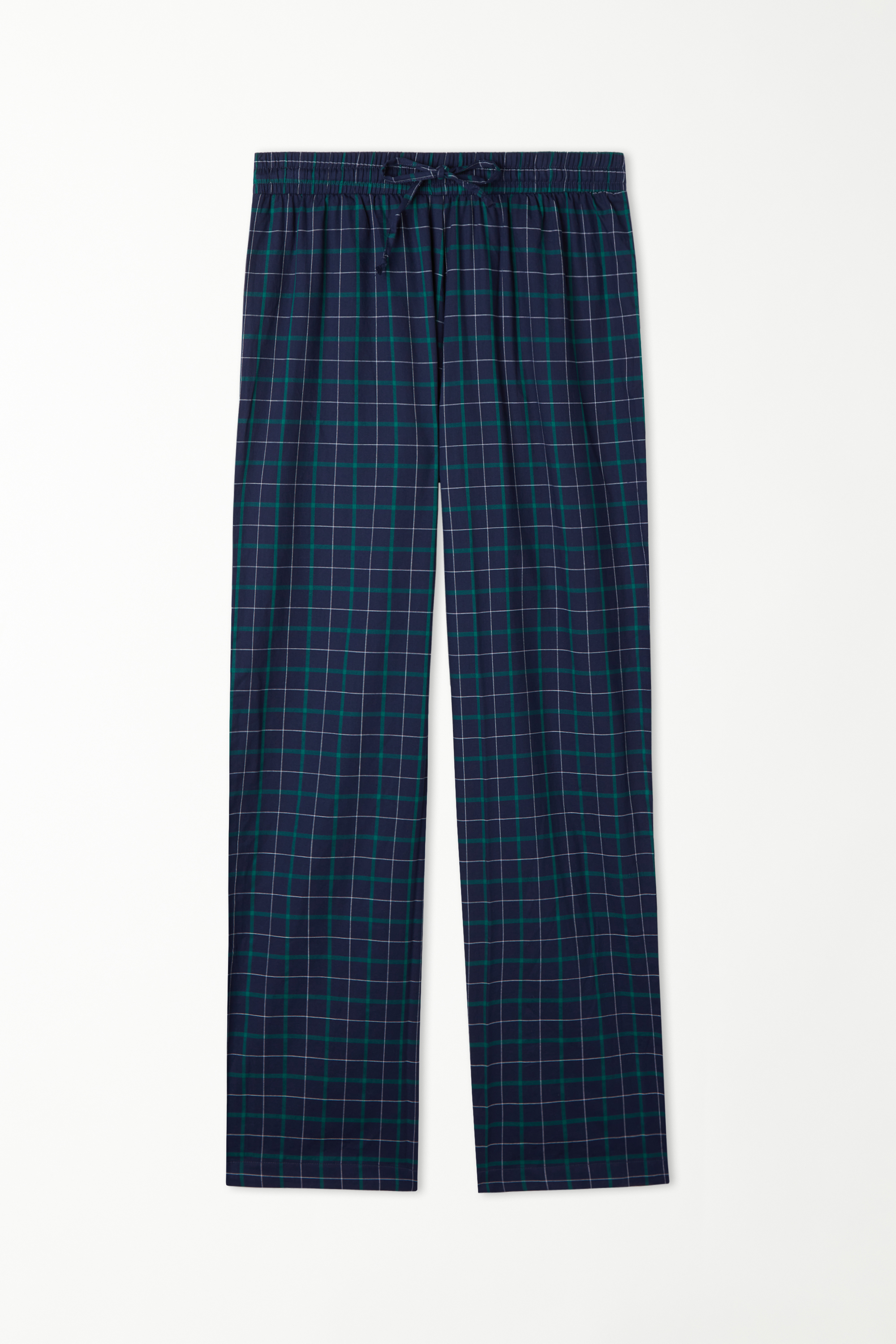 Straight-Cut Cotton Canvas Trousers