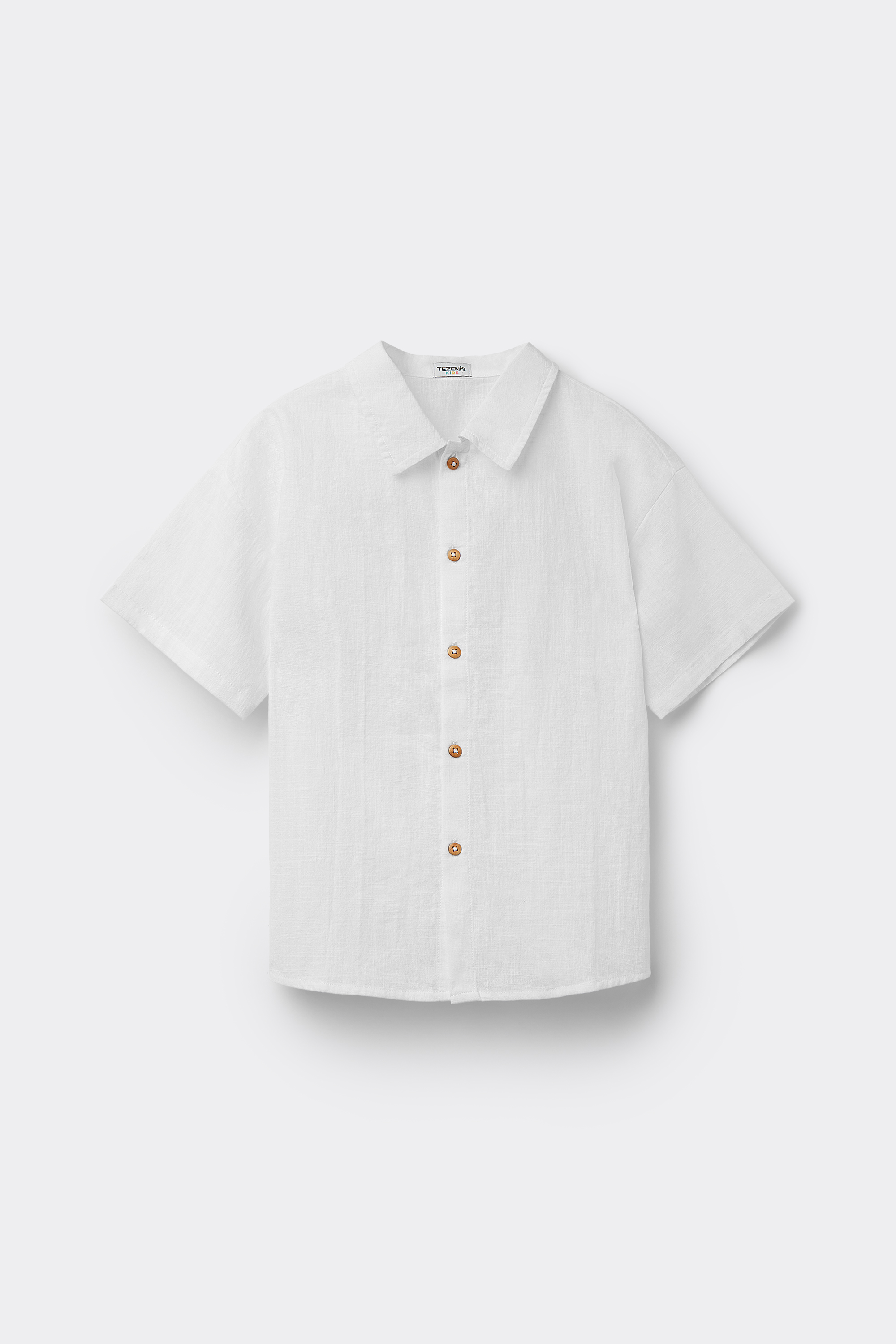 Camicia Mezza Manica Tela 100% Cotone Bimbo