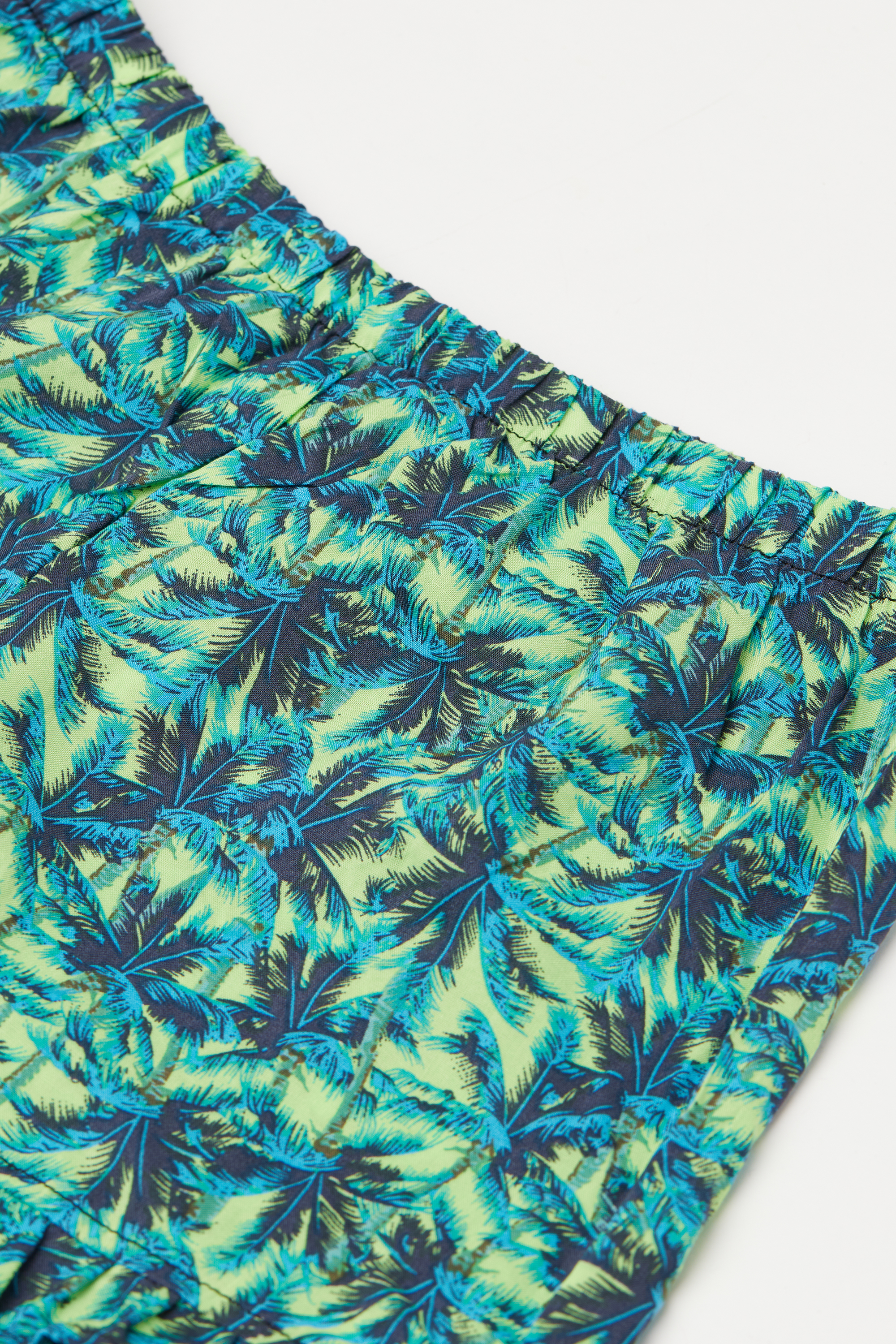 Short en Toile de Viscose avec Volants