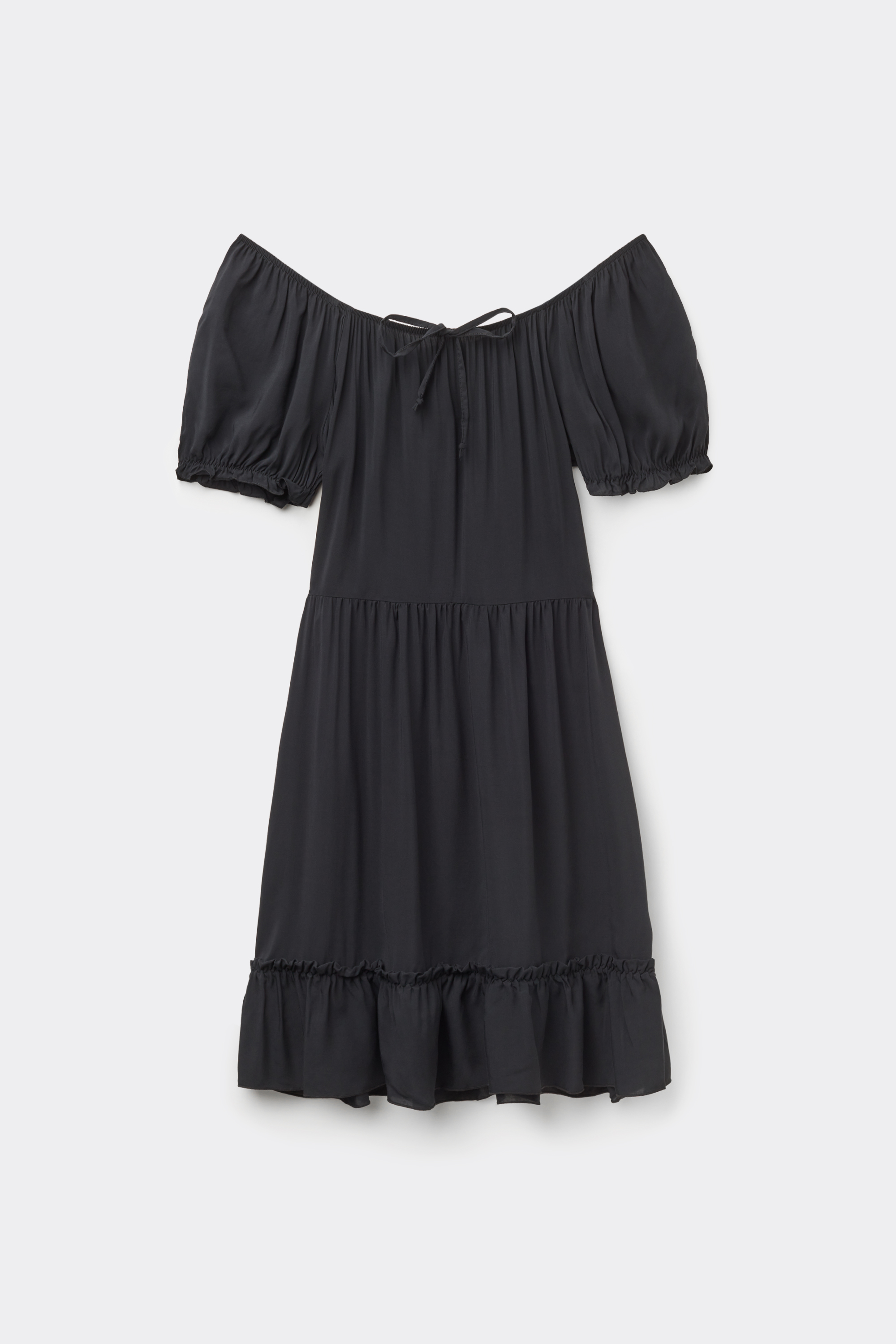 Half Sleeve Viscose Fabric Mini Dress