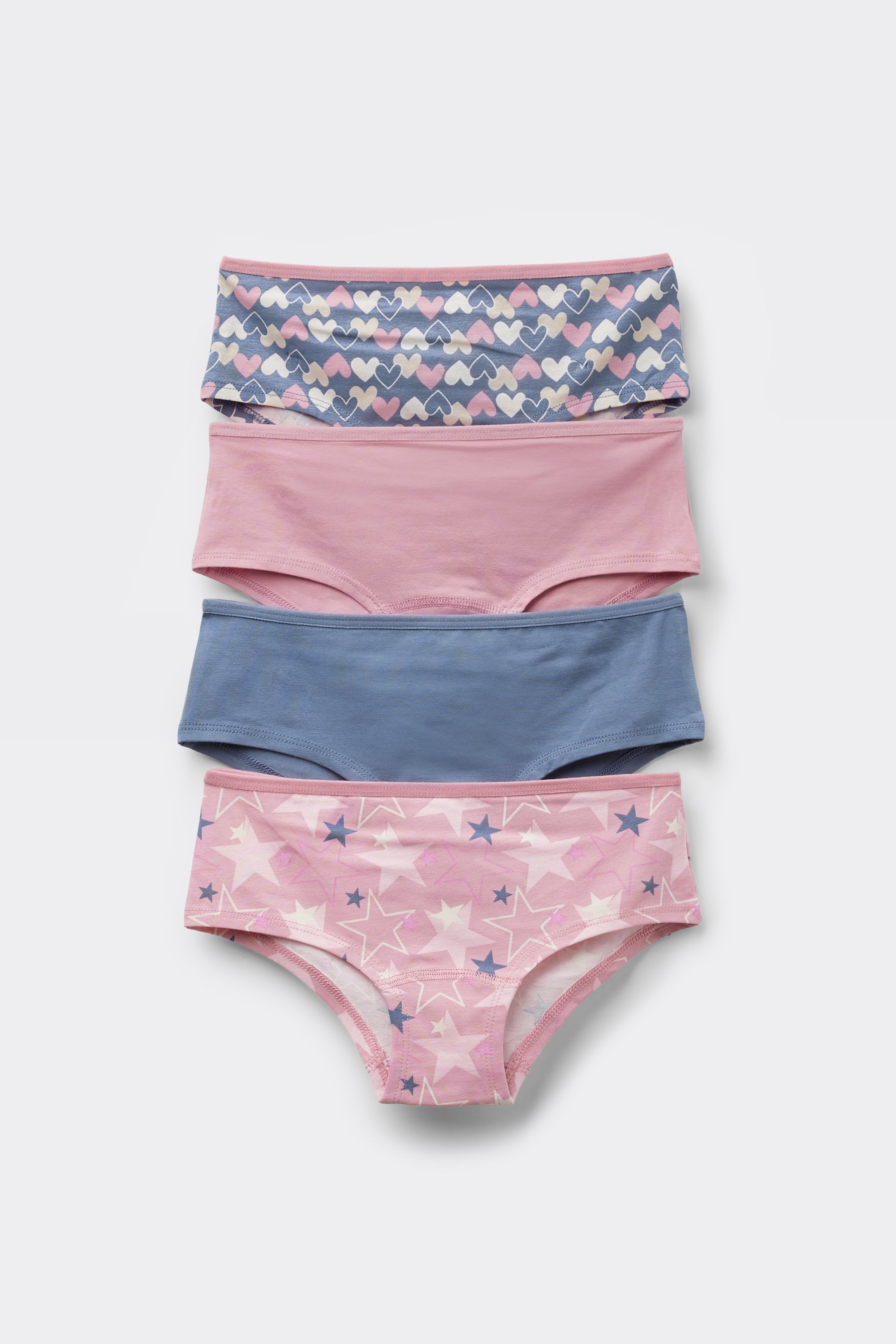 4 Culottes Menina Algodão Estampado