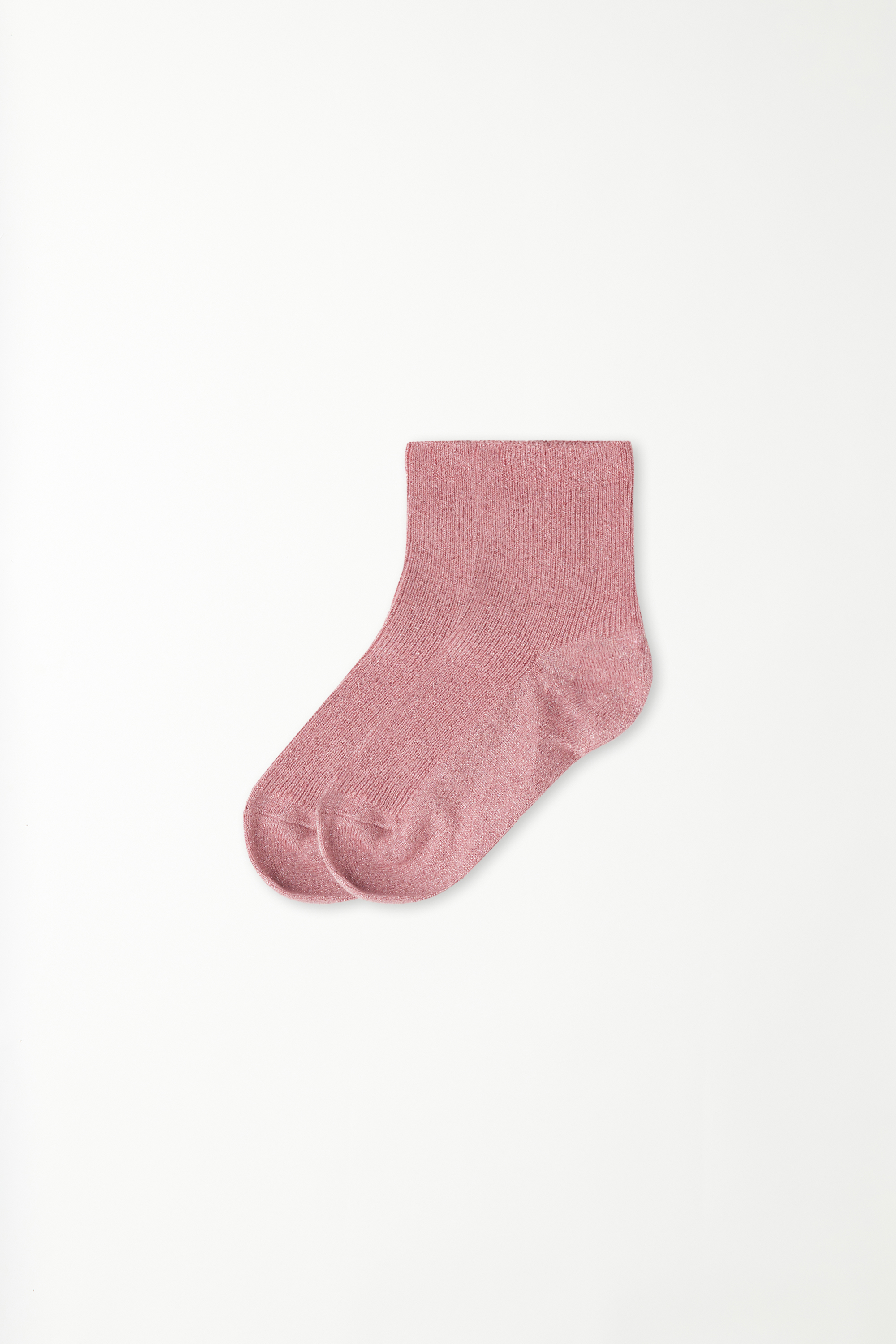 Girls’ 3/4 Laminated Ribbed Socks