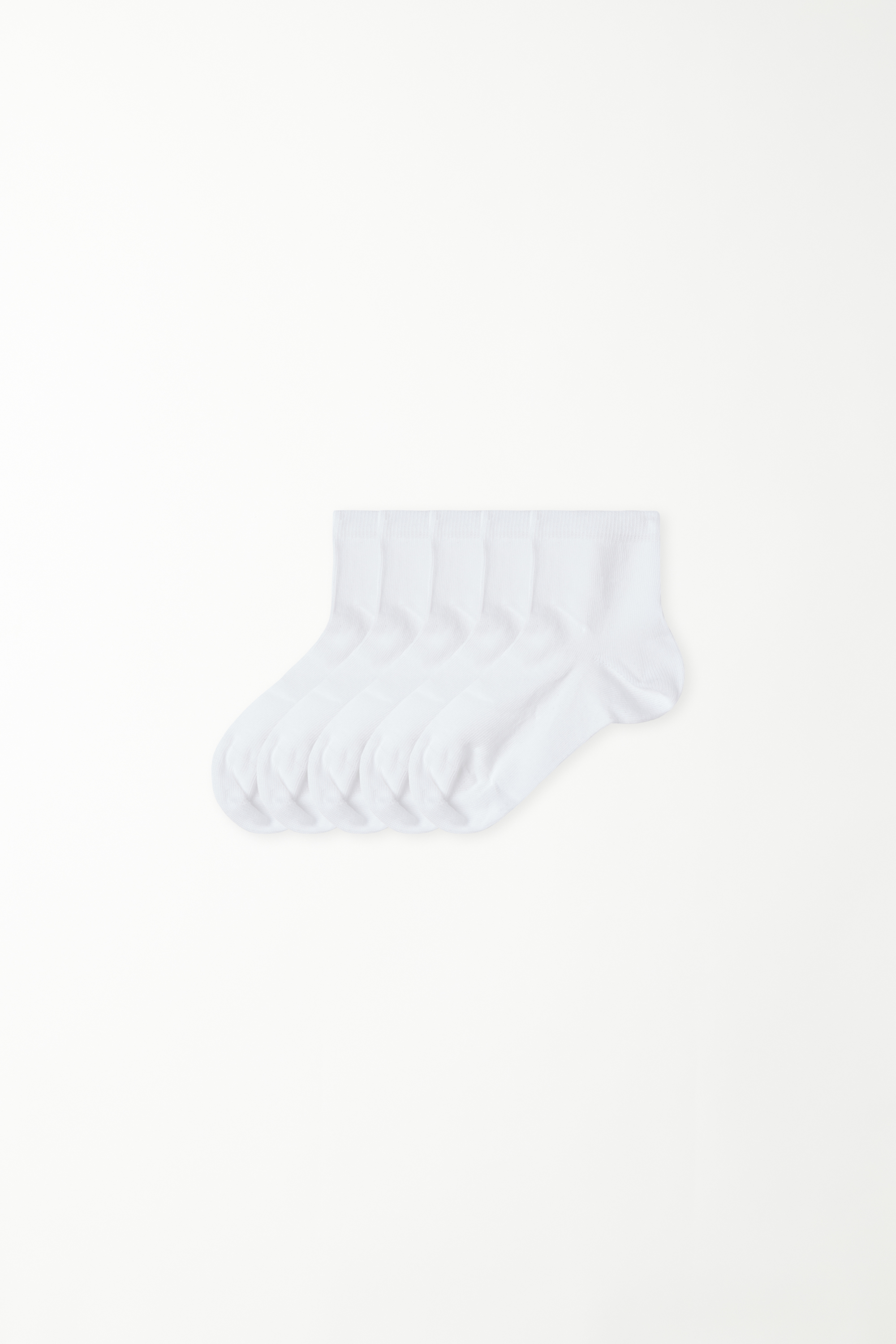 5 Pairs of Kids' Unisex Short Light Cotton Socks