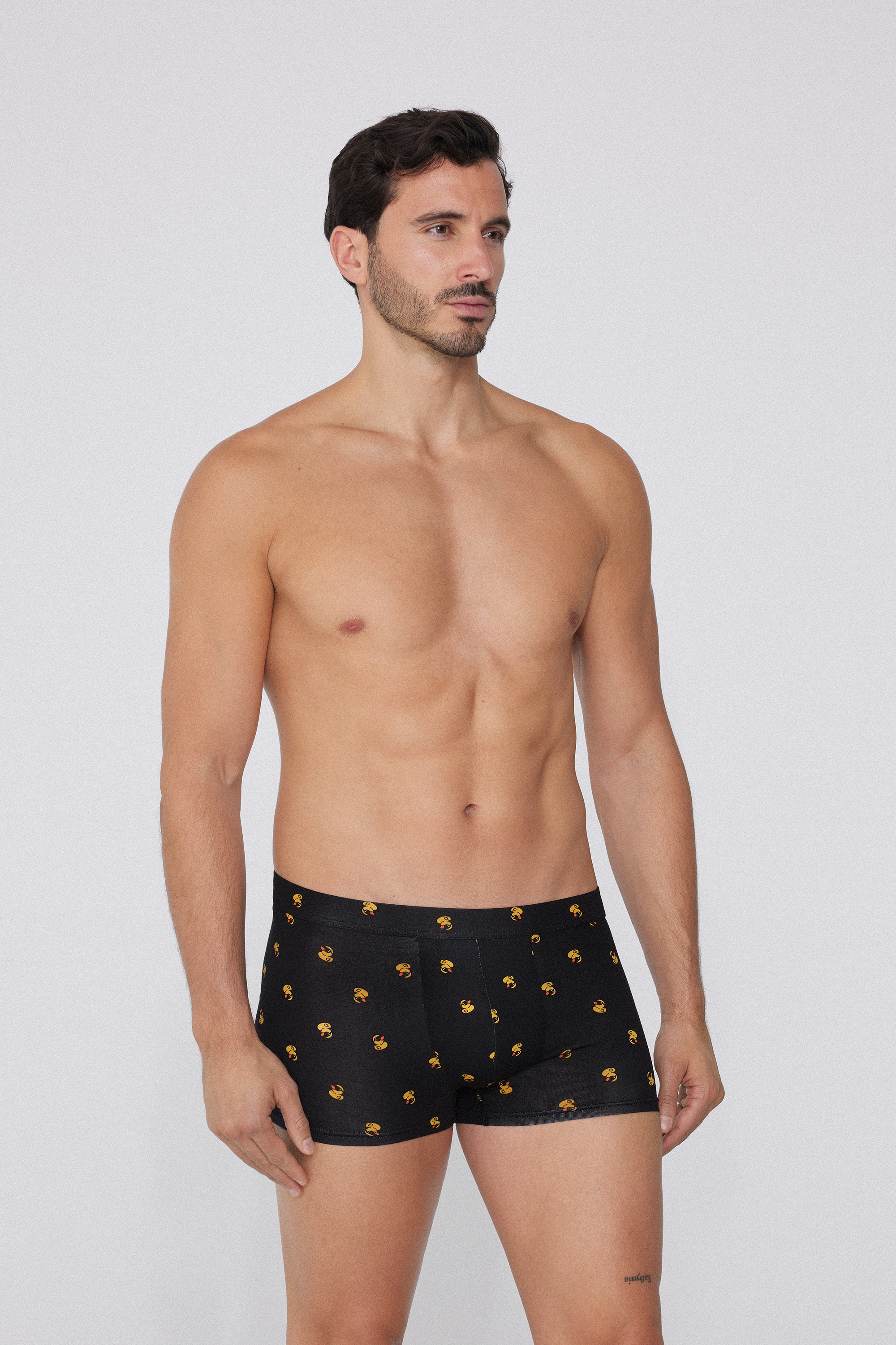 Printed Stretch Cotton Boxers