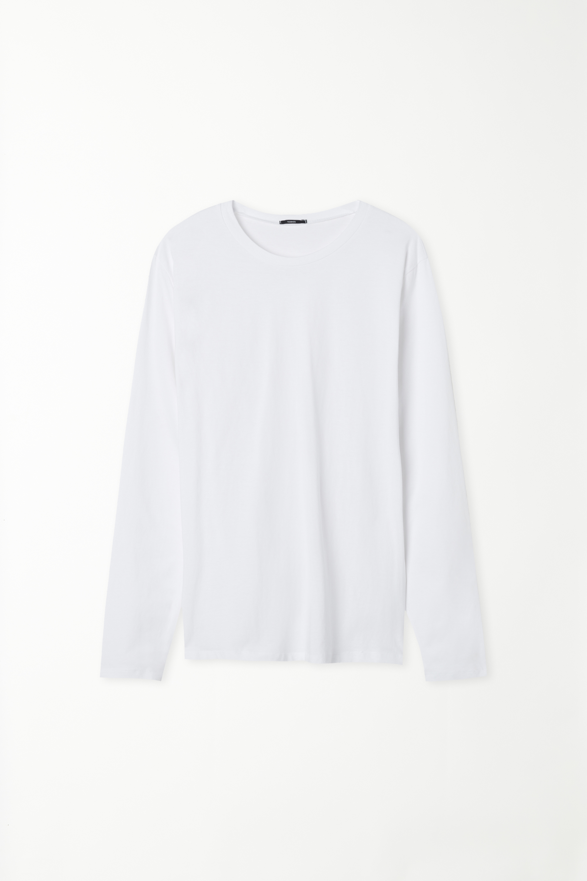 Long Sleeve Cotton Crew Neck Top