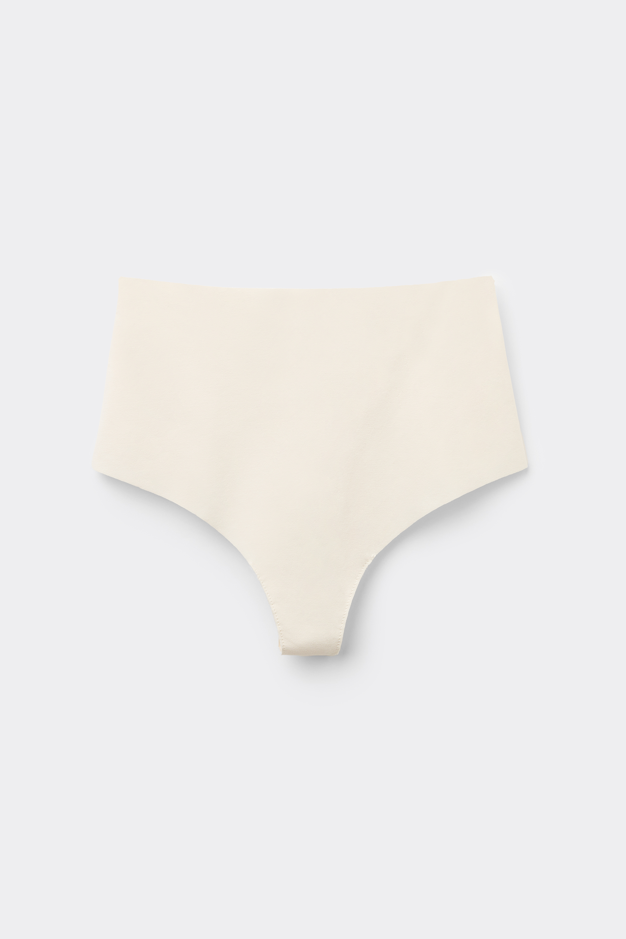 High-Waist Laser Cut Brazilian Briefs in Recycled Microfibre