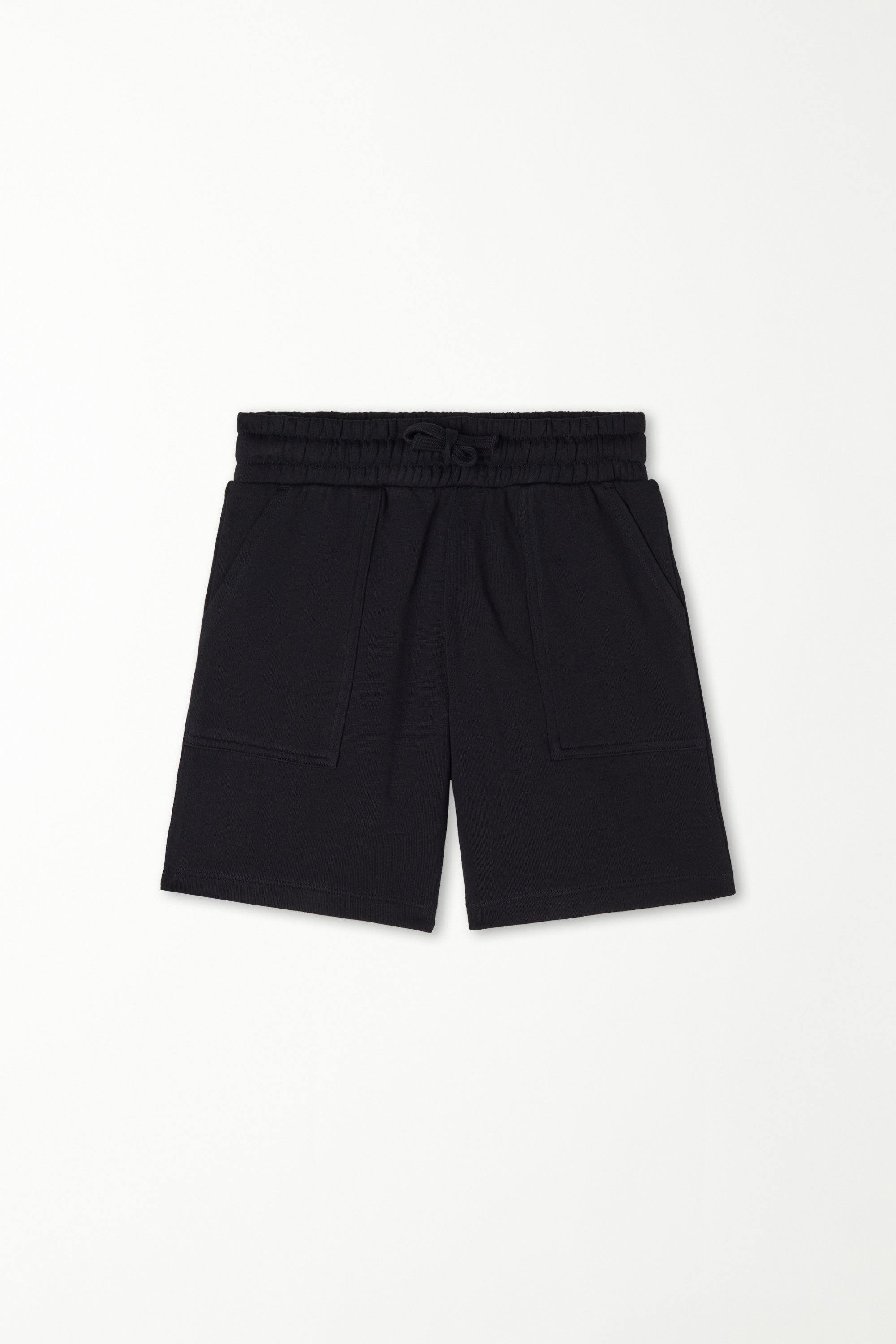 Boys’ Cotton Fleece Shorts with Pockets