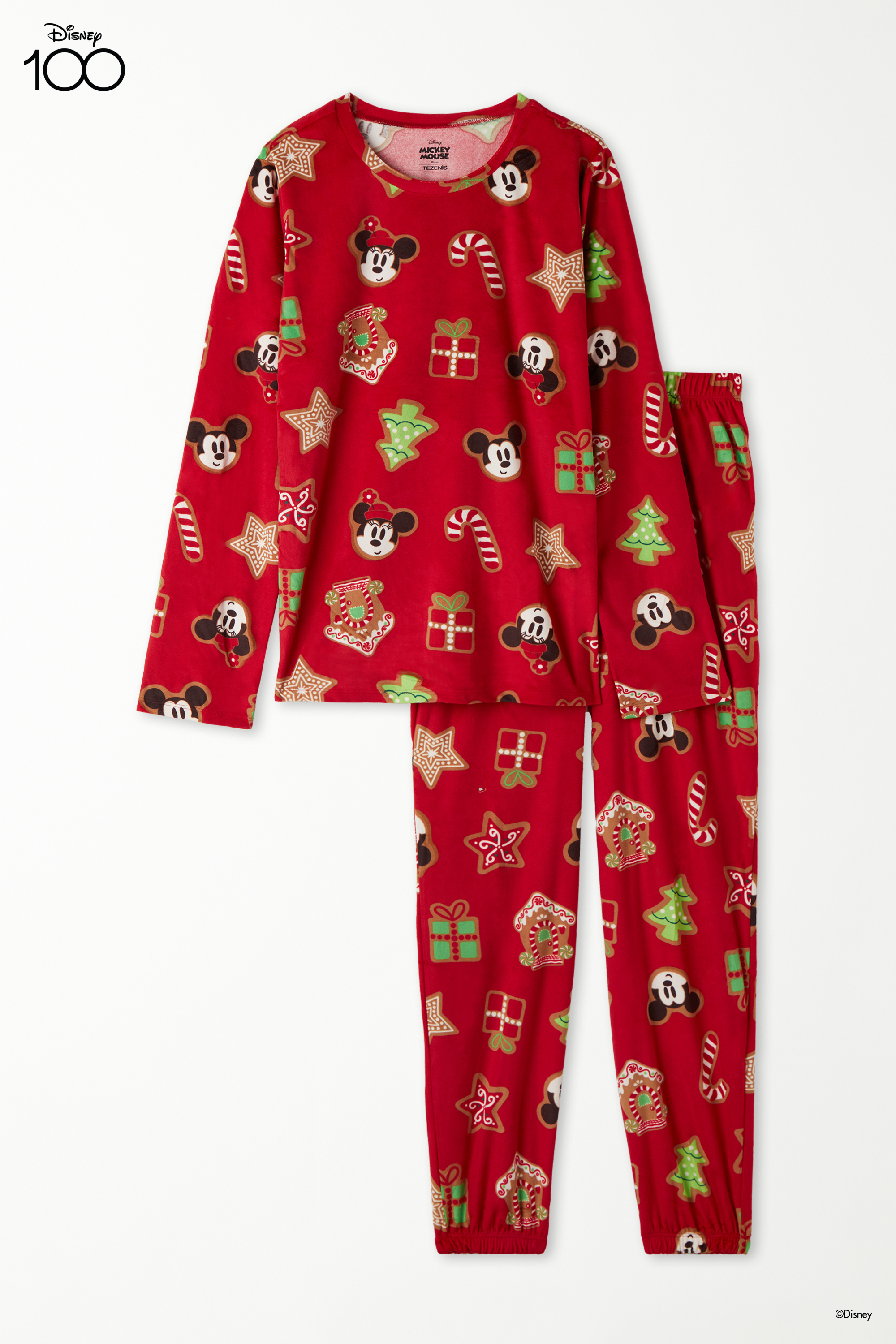 Full-Length Micro-Fleece Disney-Print Pajamas