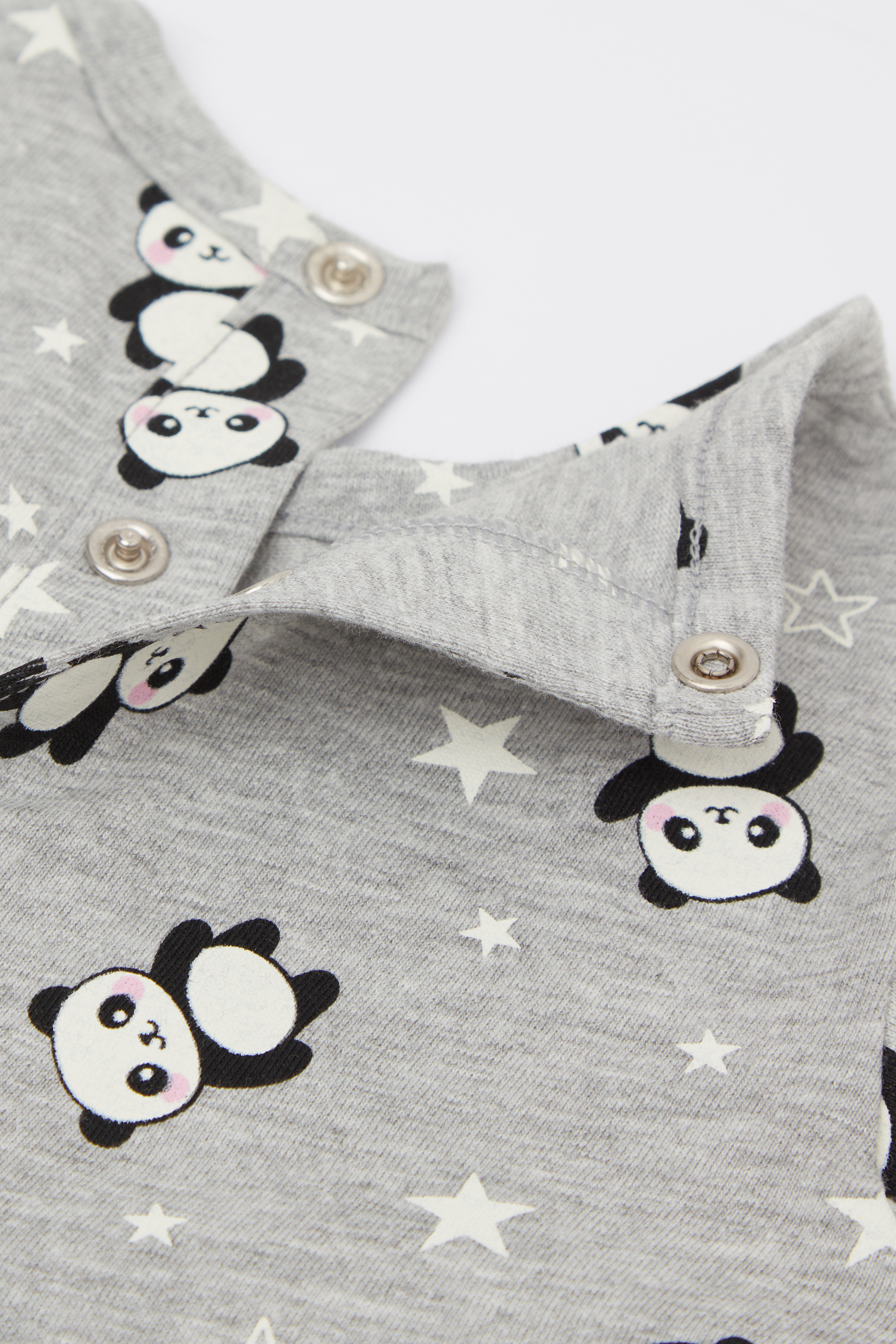 Baby Pure Cotton Playsuit with Long Sleeves