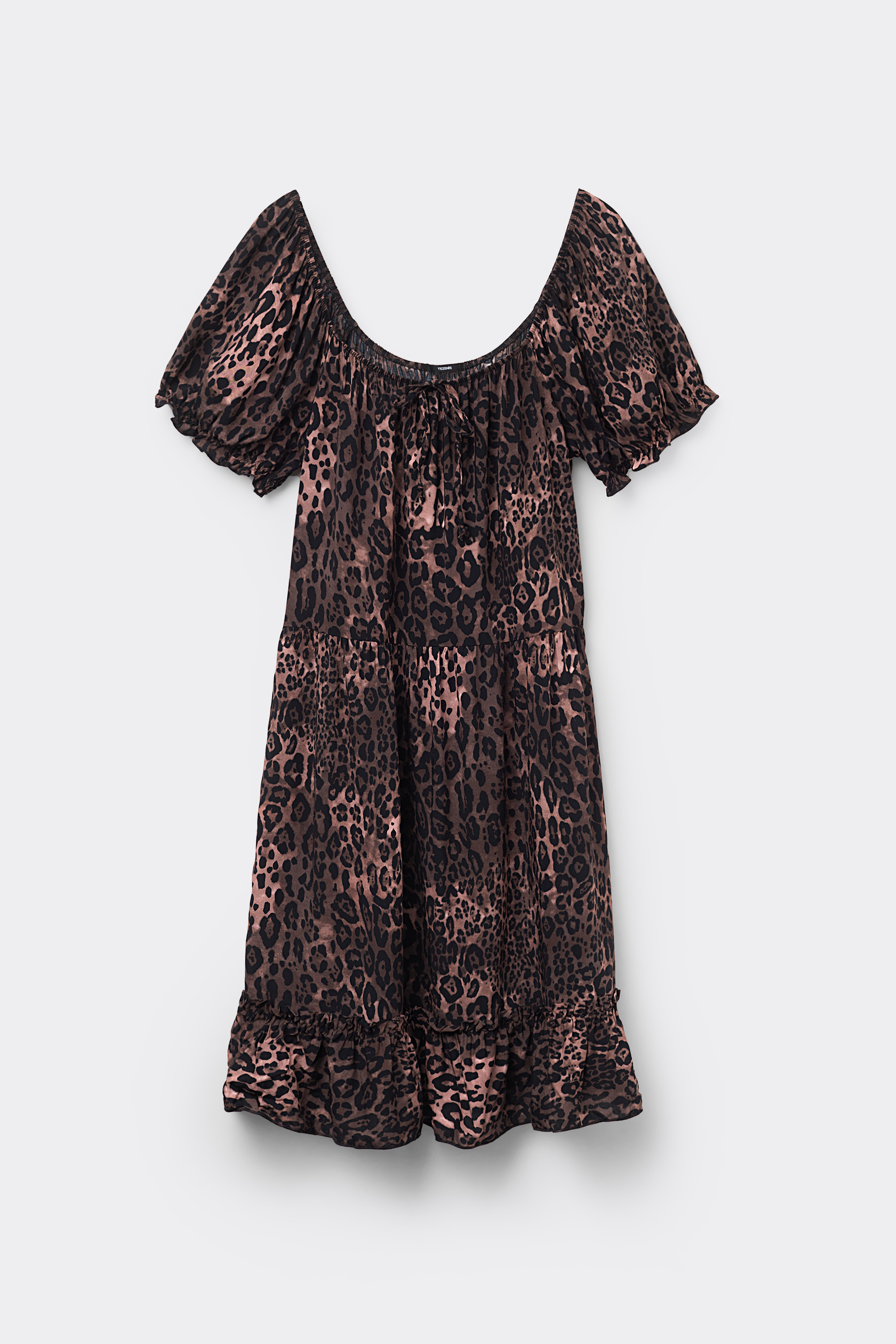 Half Sleeve Viscose Fabric Mini Dress