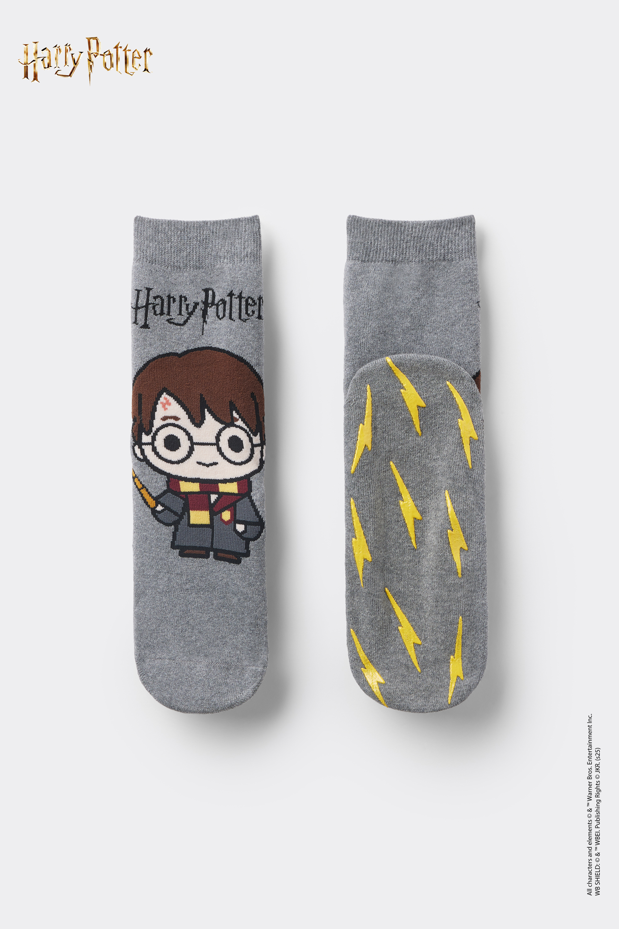 Meias Curtas Antiderrapantes Harry Potter Homem